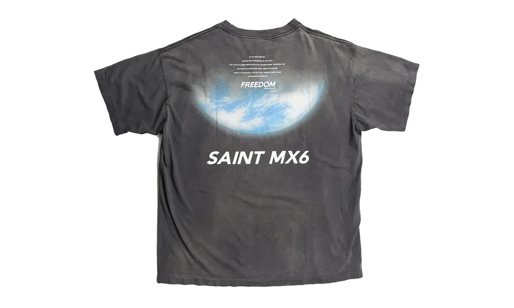 Freedom Logo Short-Sleeves T-Shirt "Black" SM YS8 0000 C19 - Image 2