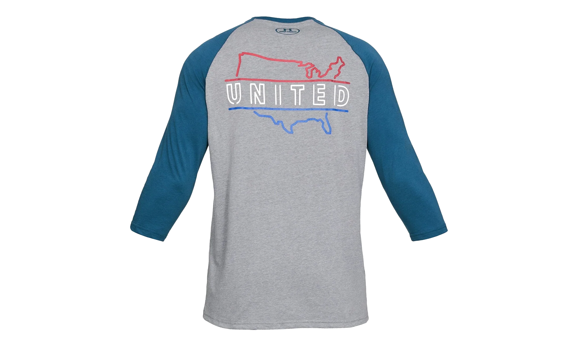 Freedom United Utility Tee "Steel Light Heather / Petrol Blue" 1330080 035 - Image 4
