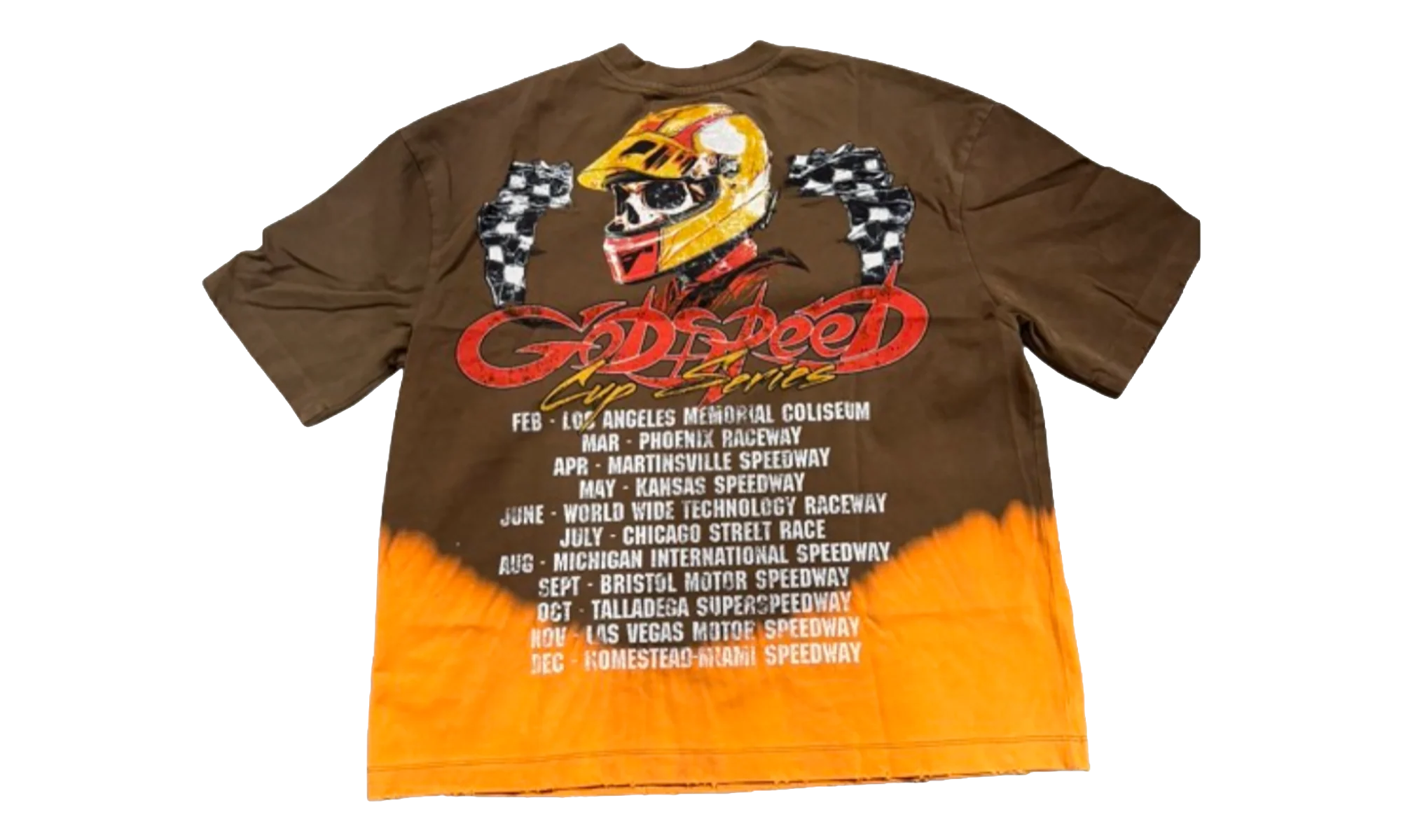 FTW Tee "Brown Bleached Wash" GS034 - Image 2