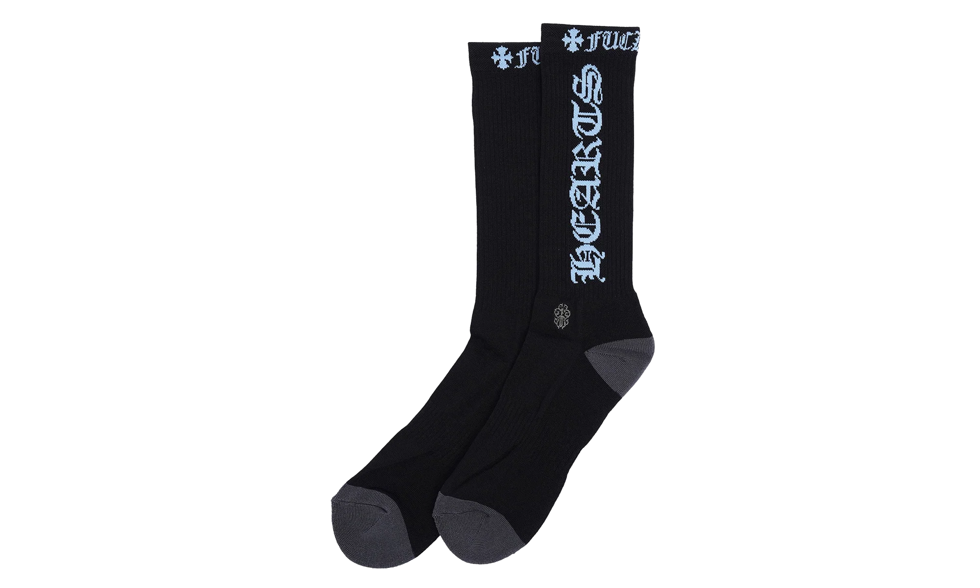 Fuck You Logo Socks (1 Set) "Black / Blue" CHRM0597 - Image 2