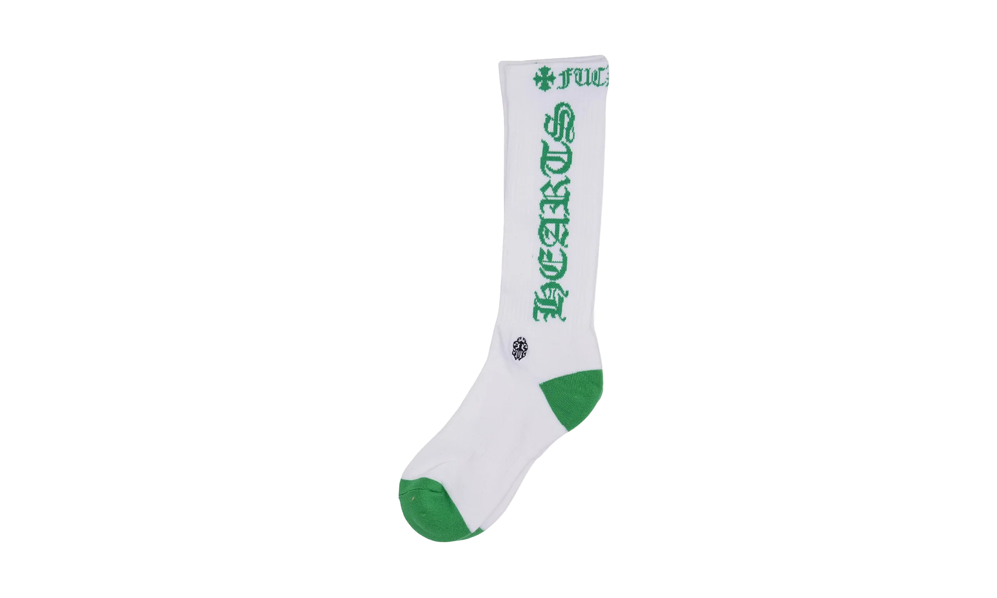 Fuck You Logo Socks (1 Set) "White / Green" CHRM0599 - Image 2