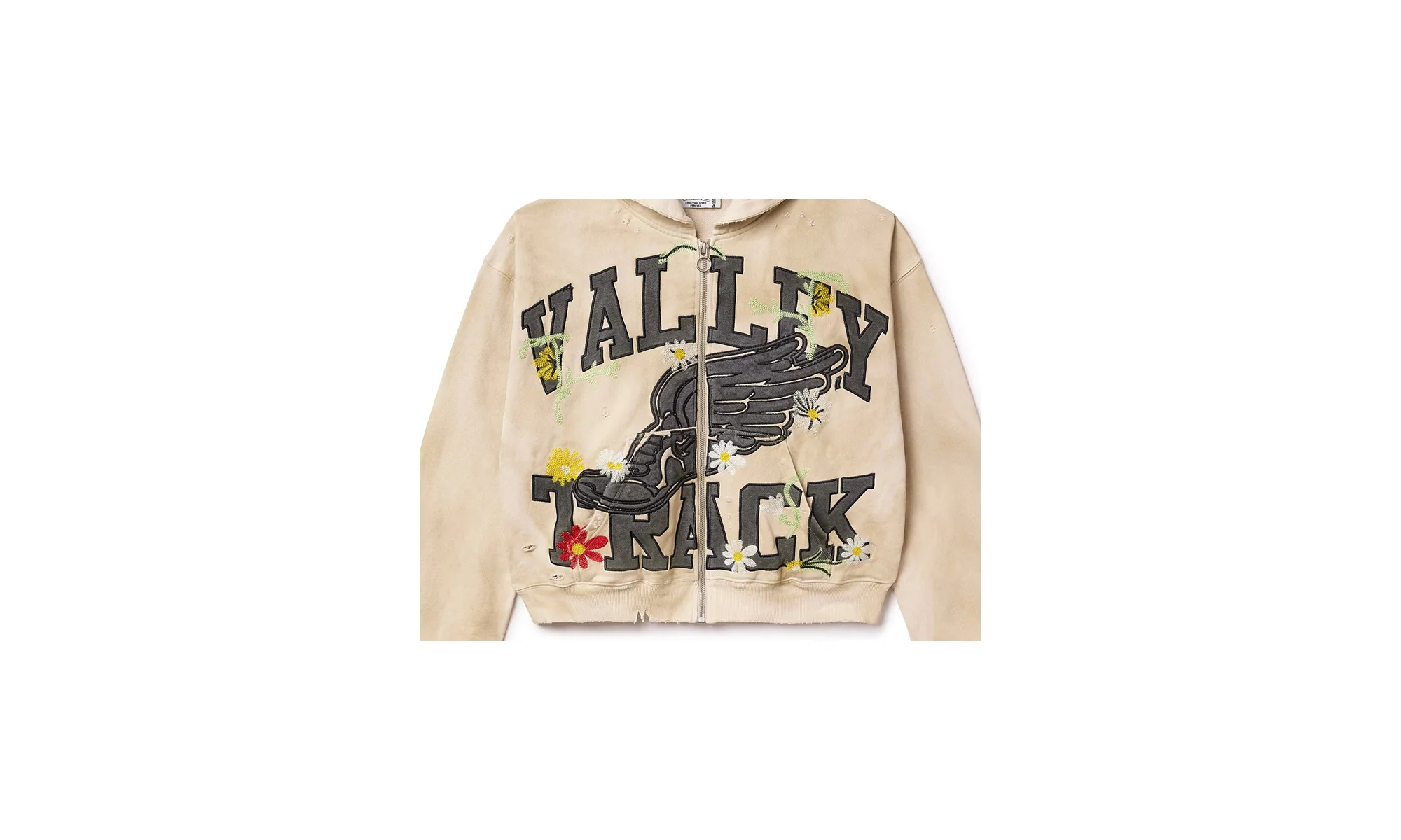 GARDEN ZIP UP HOODIE "Bone" OJGCNDIL - Image 2