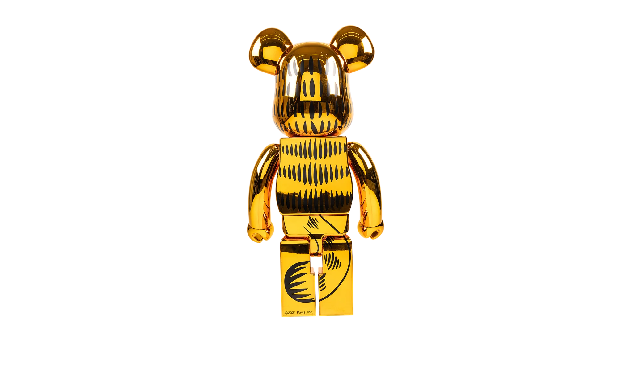 Garfield Gold Chrome Bearbrick "1000%" MEDI0169 - Image 3