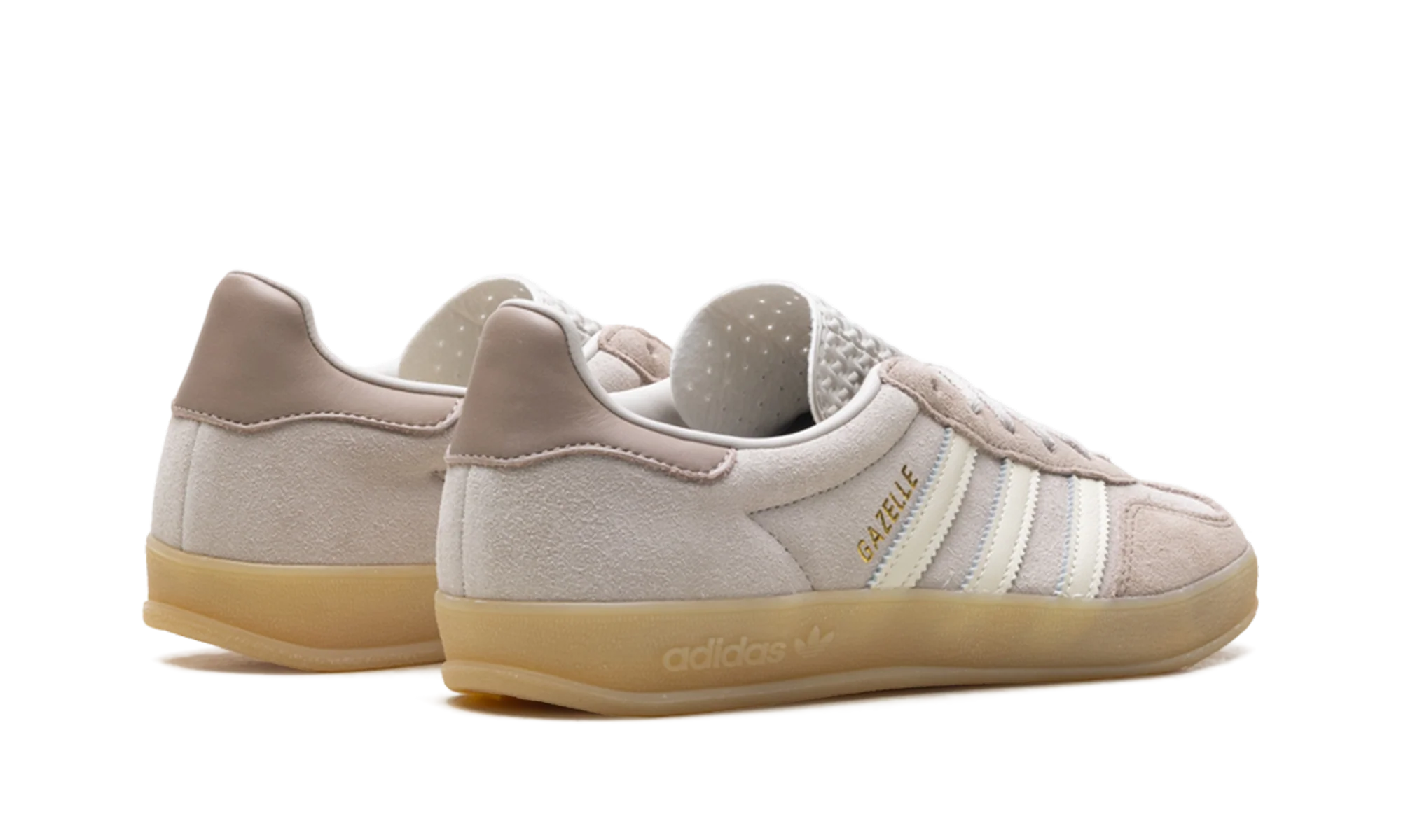 Gazelle Indoor WMNS "Light Brown / Off White / Gum" HQ2662 - Image 3