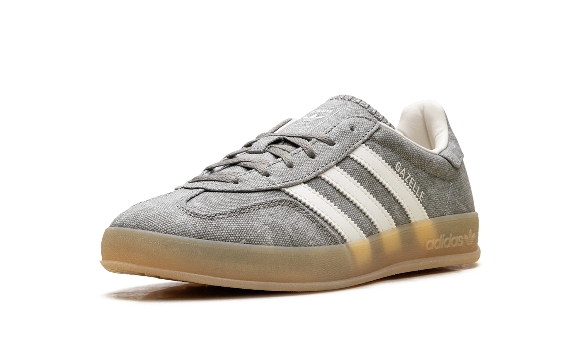 Gazelle Indoor WMNS "Silver Pebble Off White Canvas" IH7033 - Image 4