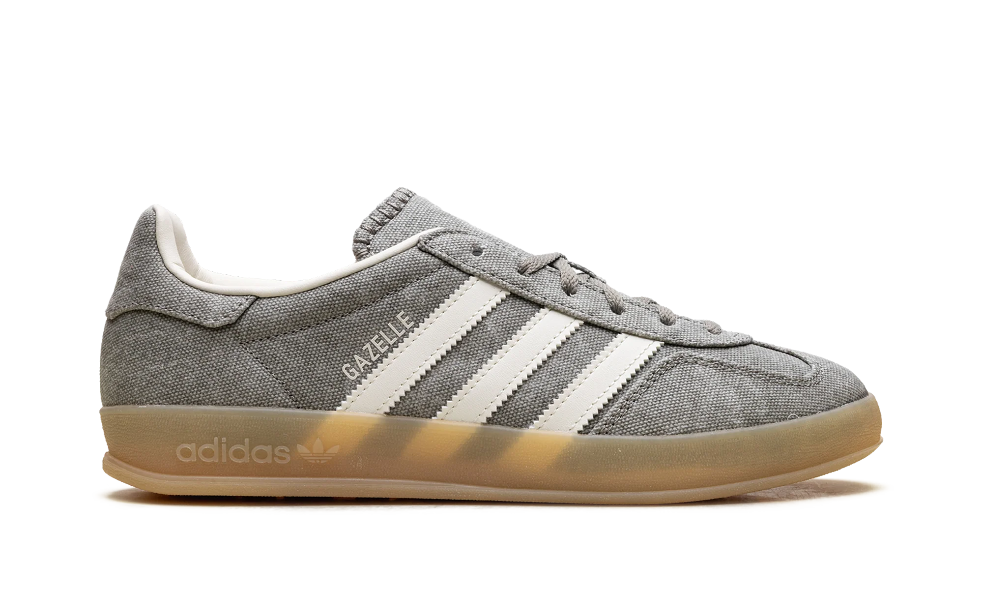 Gazelle Indoor WMNS "Silver Pebble Off White Canvas" IH7033 - Image 6