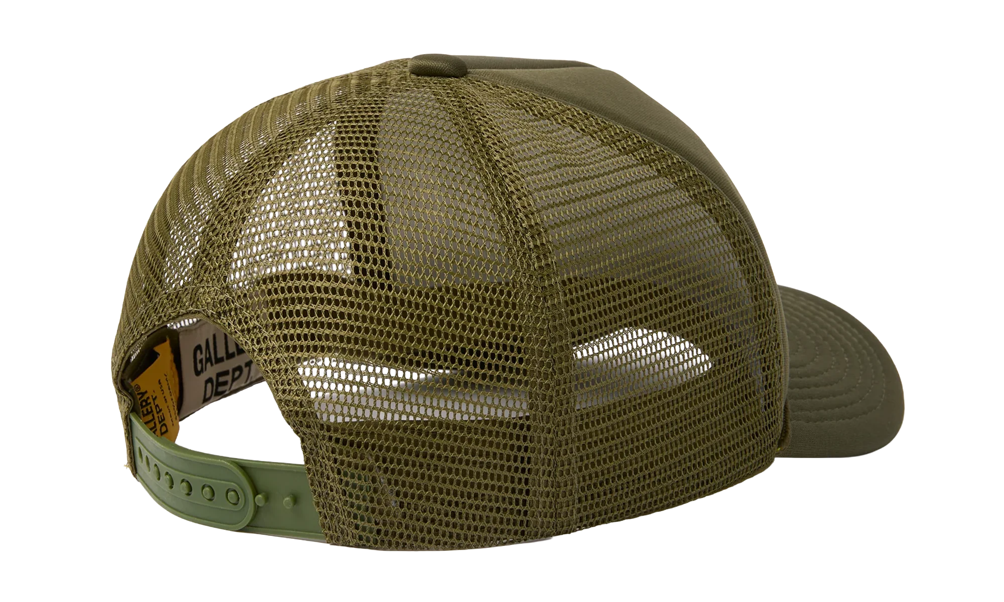 GD Logo Trucker Cap "Olive Green / Orange" GD013 - Image 2