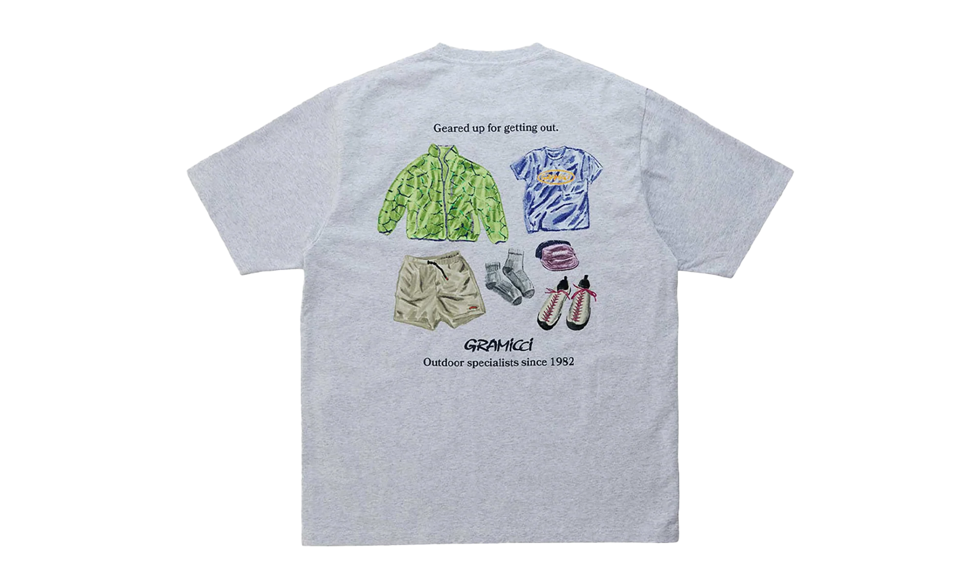 Geared Up SS Tee "Grey" G5SU T167 GRY