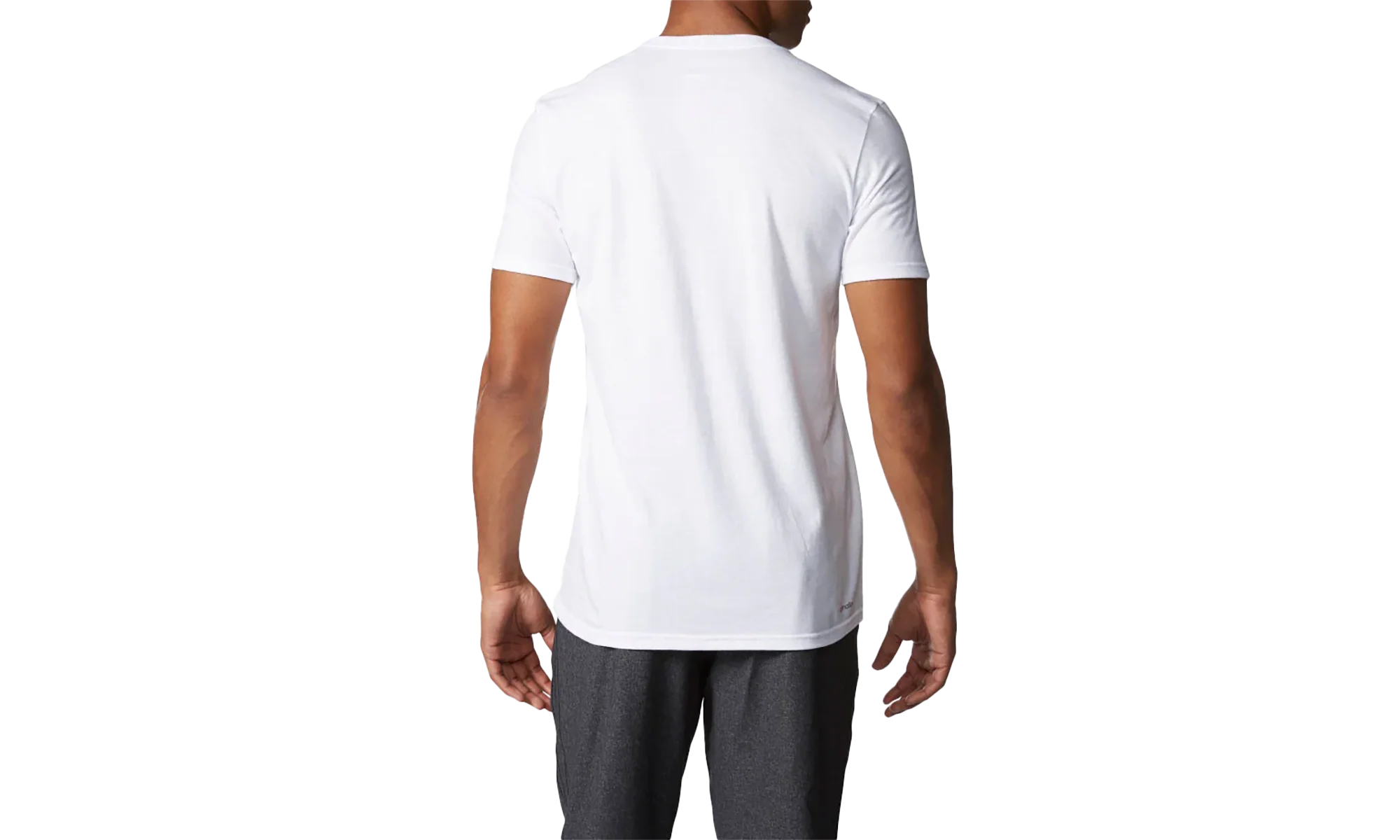 Global Game Short Sleeve T-Shirt "White / Grey" BP7753 - Image 2
