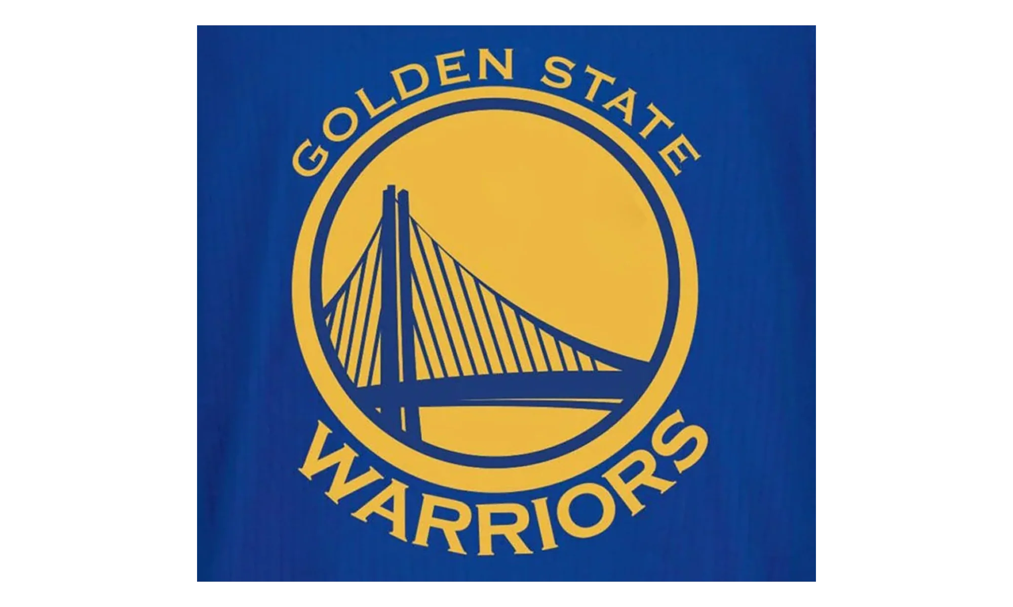 Golden State Warriors Swingman Jersey "Royal Blue / Yellow" H95419 - Image 2