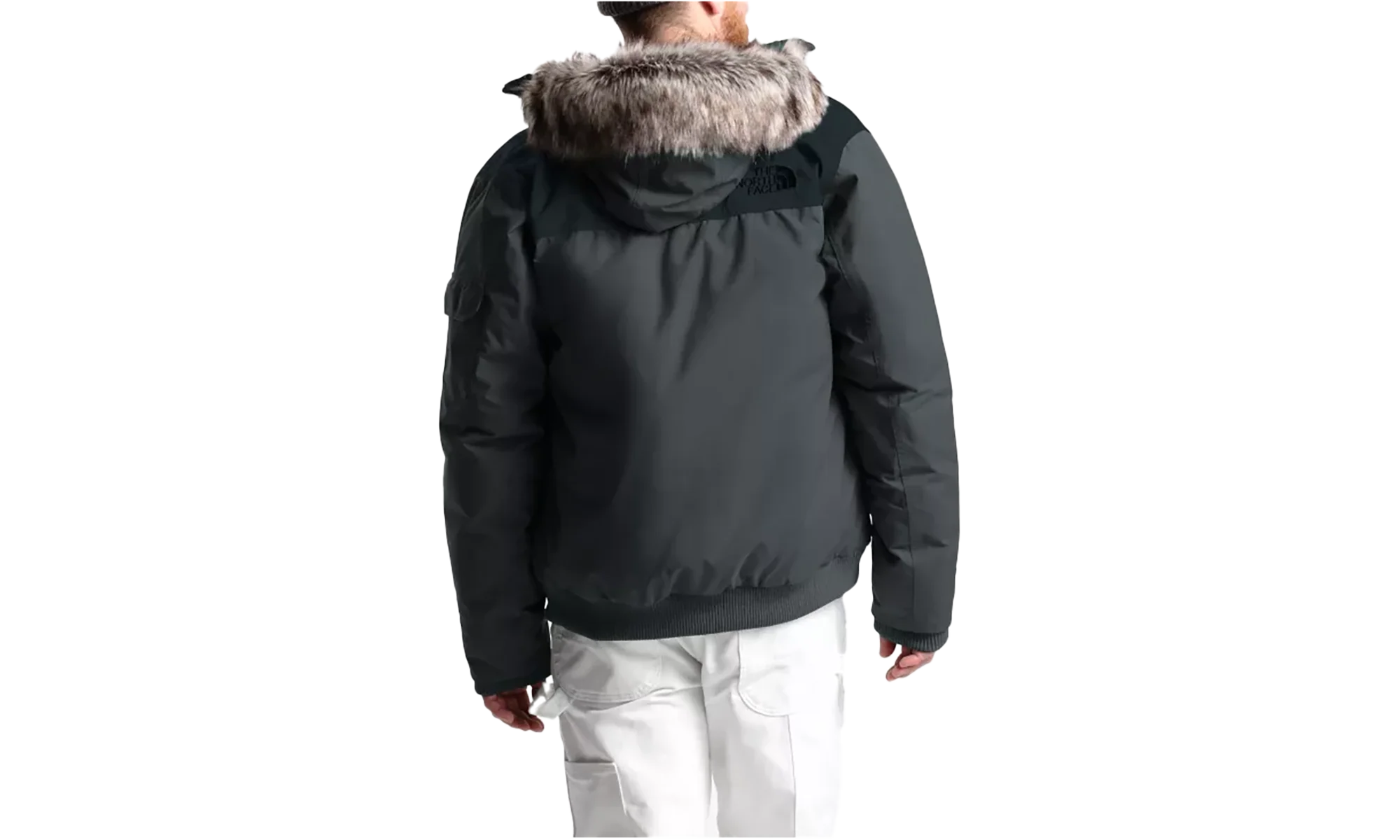 Gotham Jacket III "Asphalt Grey/ TNF Black" NF0A33RGTLY - Image 2