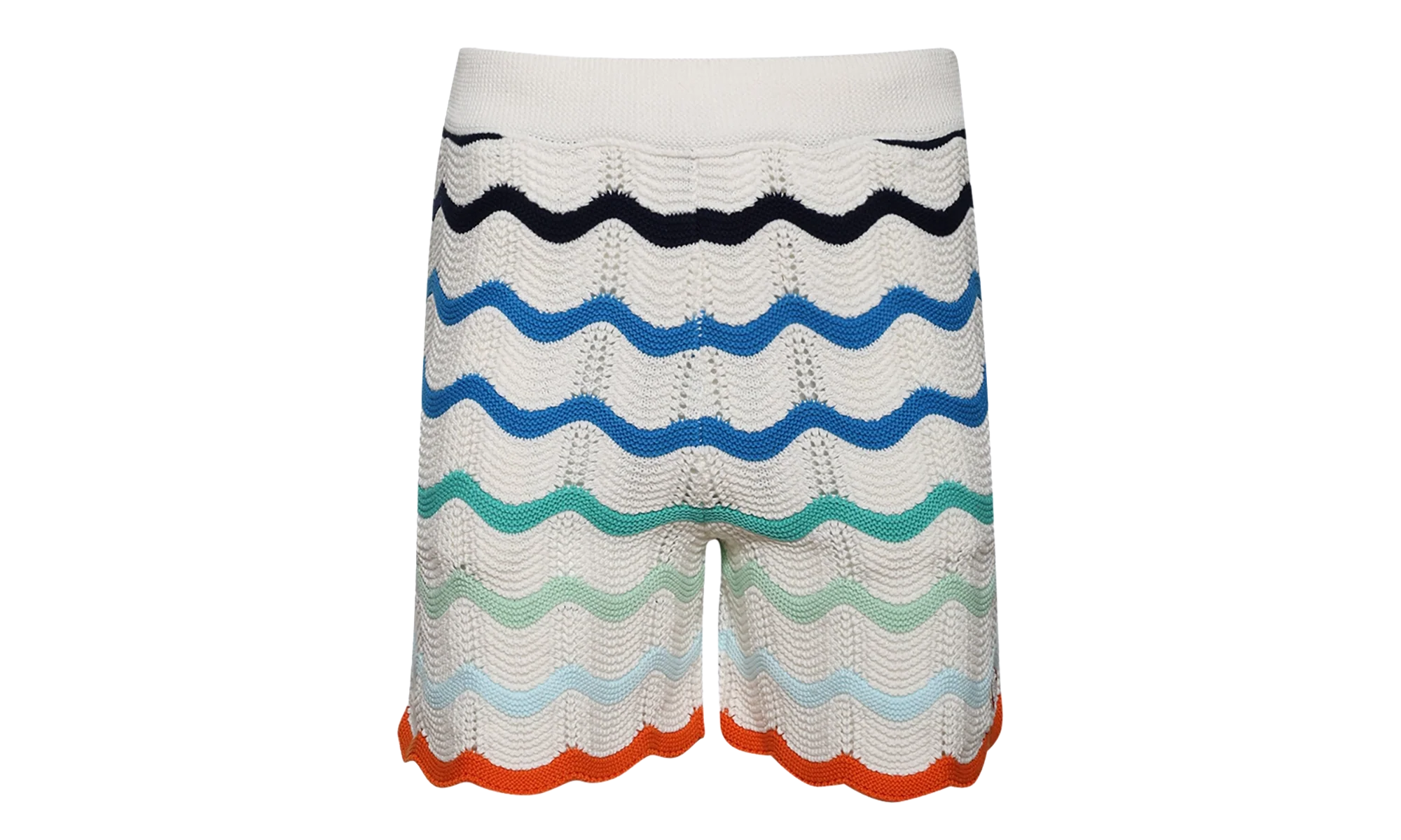 Gradient Wave Crochet Shorts "Orange / Multicolor" MS25 KW 981 01 MULT - Image 2