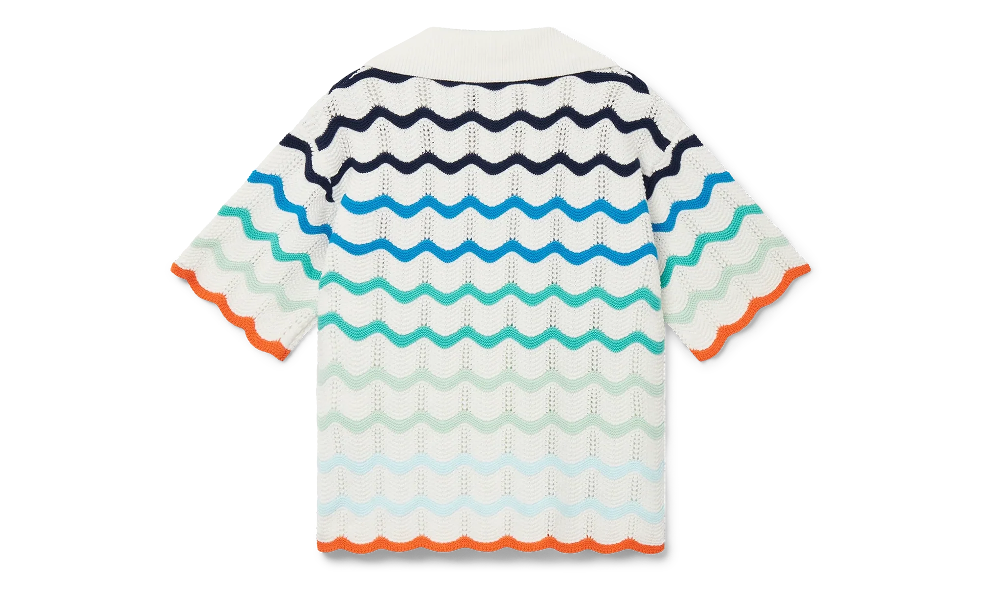 Gradient Wave T-Shirt "Orange / Multicolor" MS25 KW 984 01 MULT - Image 2