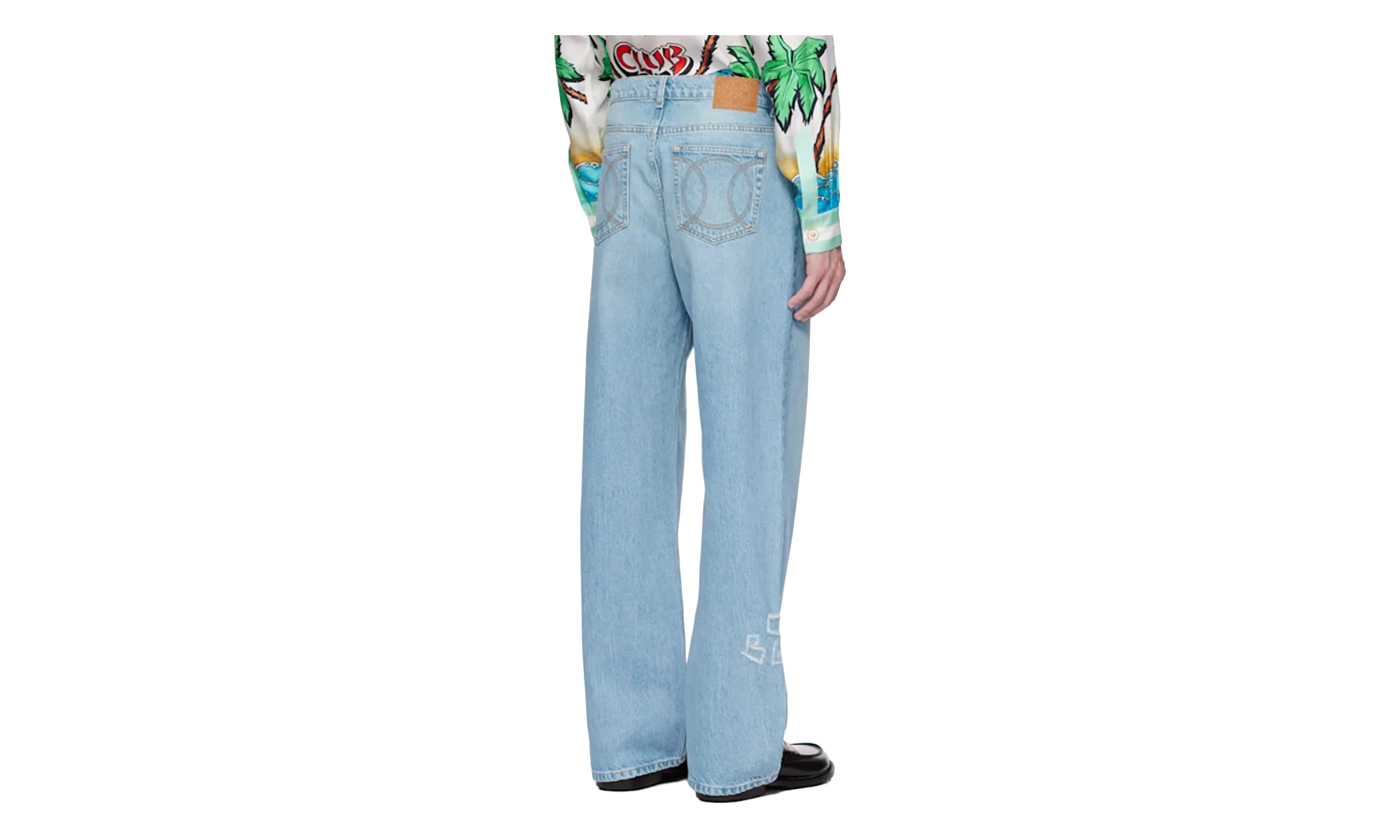 Graffiti Denim Jeans "Light Blue Vintage Wash" MS25 TR 274 01 LIGH - Image 2