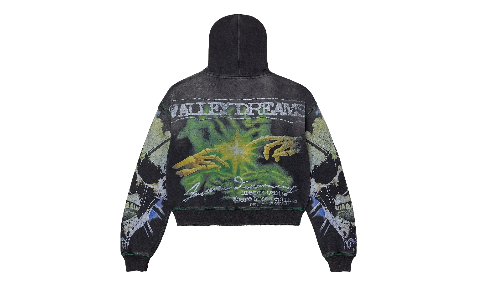 Gravedigger Zip Up Hoodie "Black" VALE 11 007 VFGZUB BK - Image 2