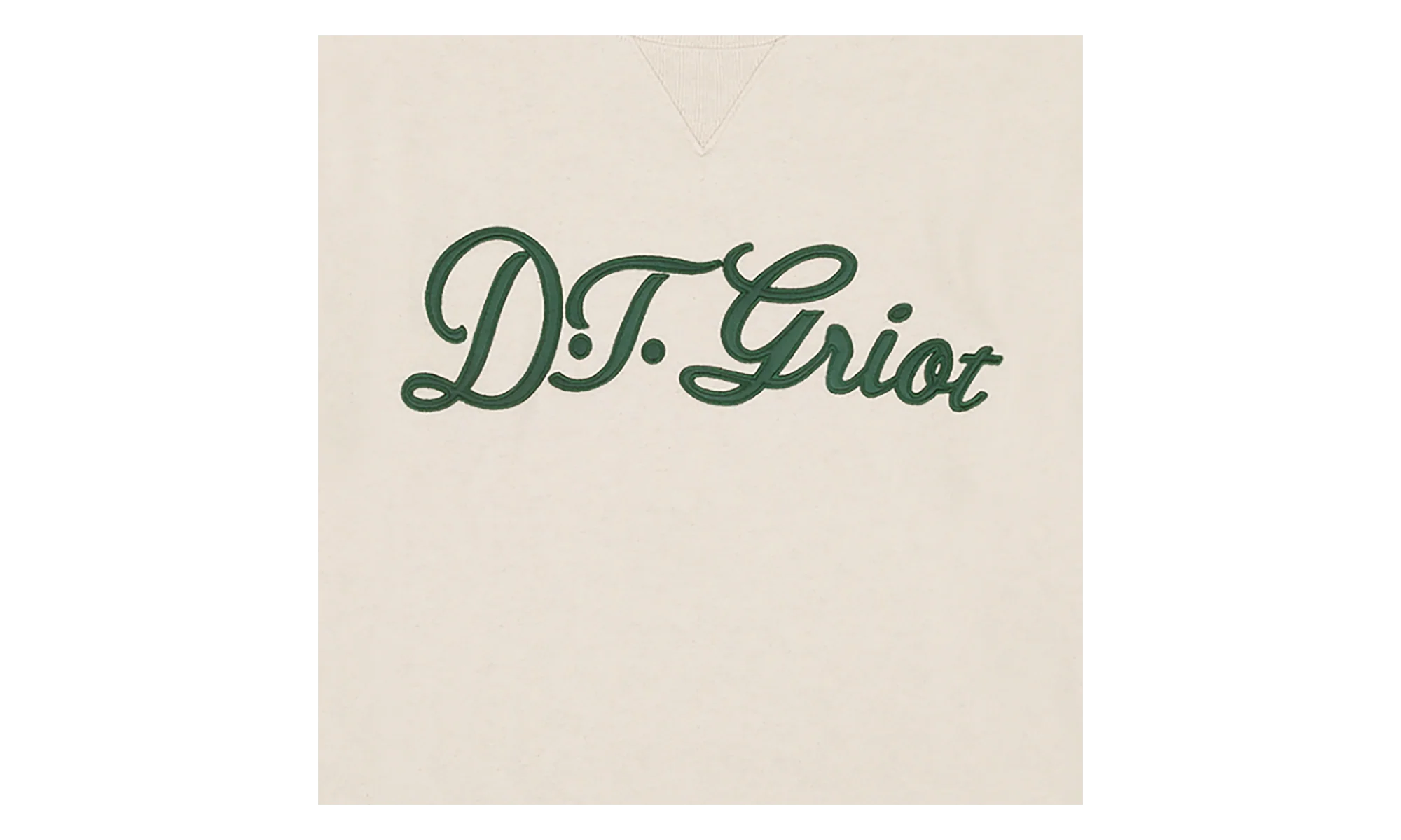 Griot Crewneck Sweatshirt "Cream" DT491 - Image 2