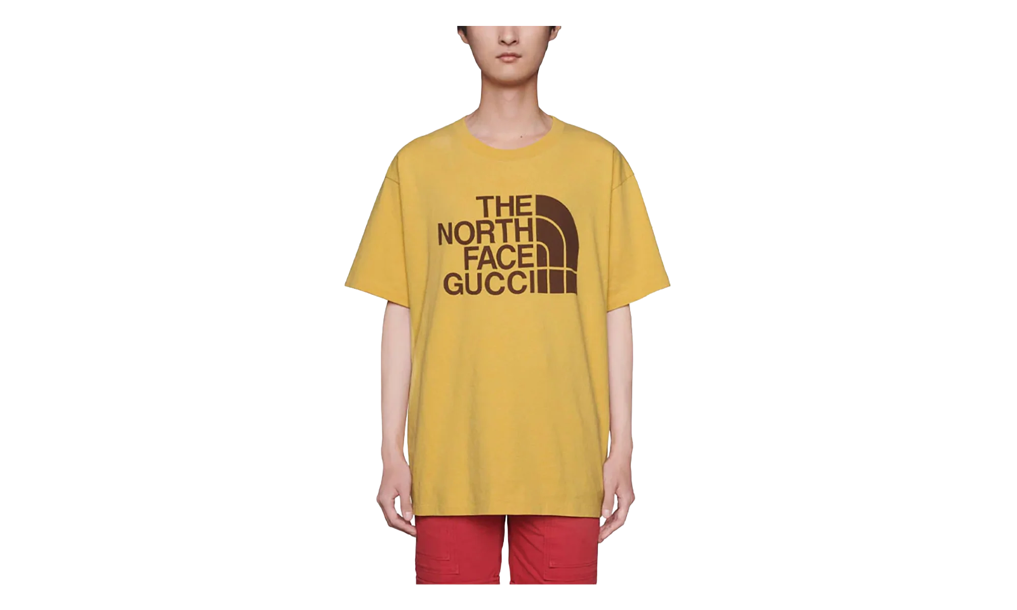 Gucci x The North Face Oversize T-Shirt "Gold" 616036 XJDCL 7201 - Image 2