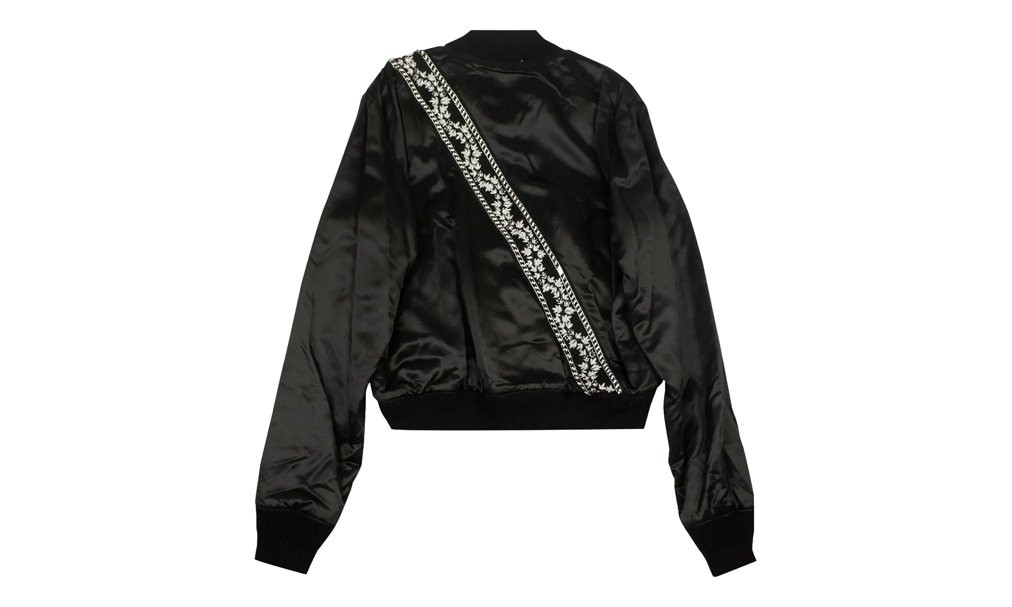 Guitar Strap Bomber Jacket "Black" W9M05622SEBLK BLAC - Image 2