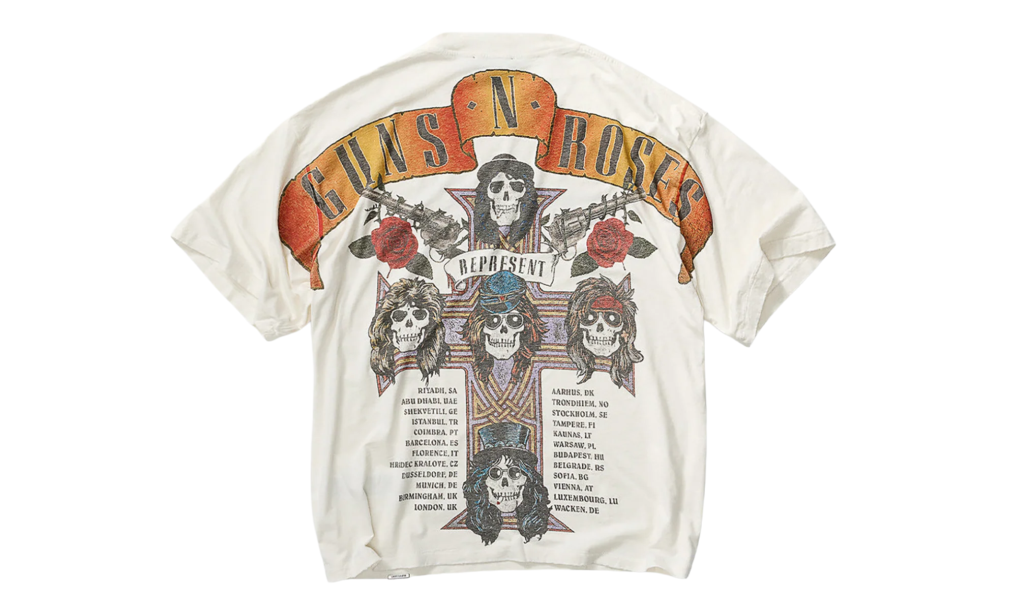Guns N Roses Tour SS Tee "White" MLM100757-FW - Image 2