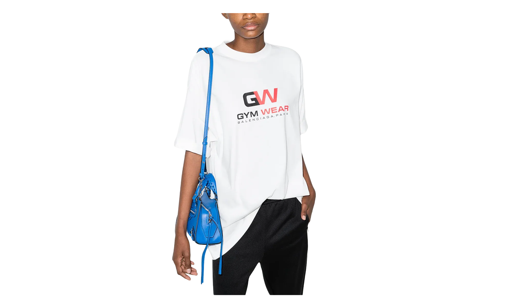 Gym Wear T-Shirt WMNS "White" 620941 TIVD5 9000 - Image 2