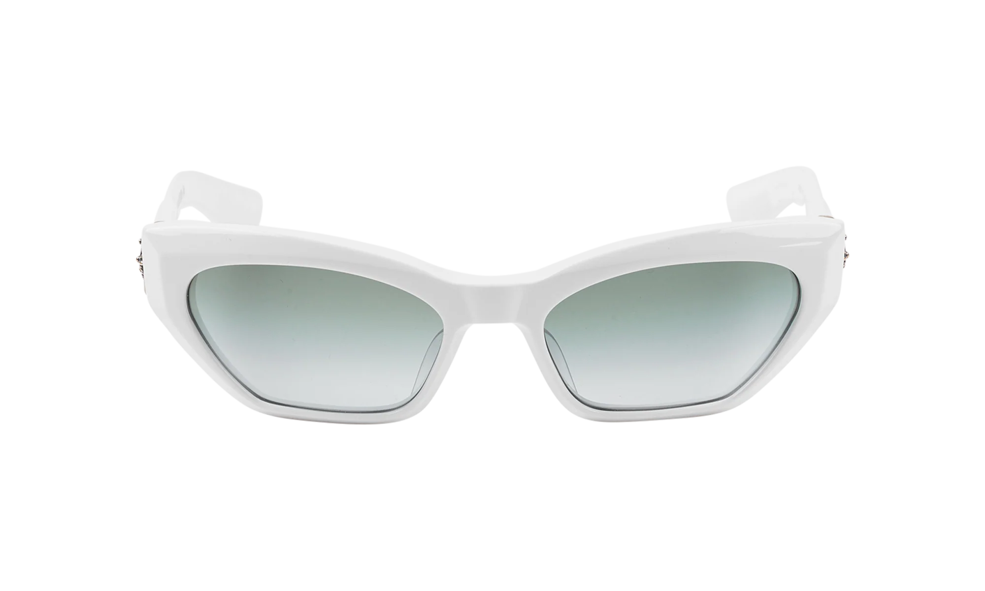Hallla Baluuuu Cat Eye Sunglasses "White" CHRM0414