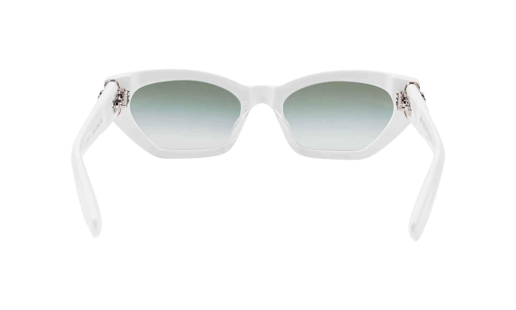 Hallla Baluuuu Cat Eye Sunglasses "White" CHRM0414 - Image 3
