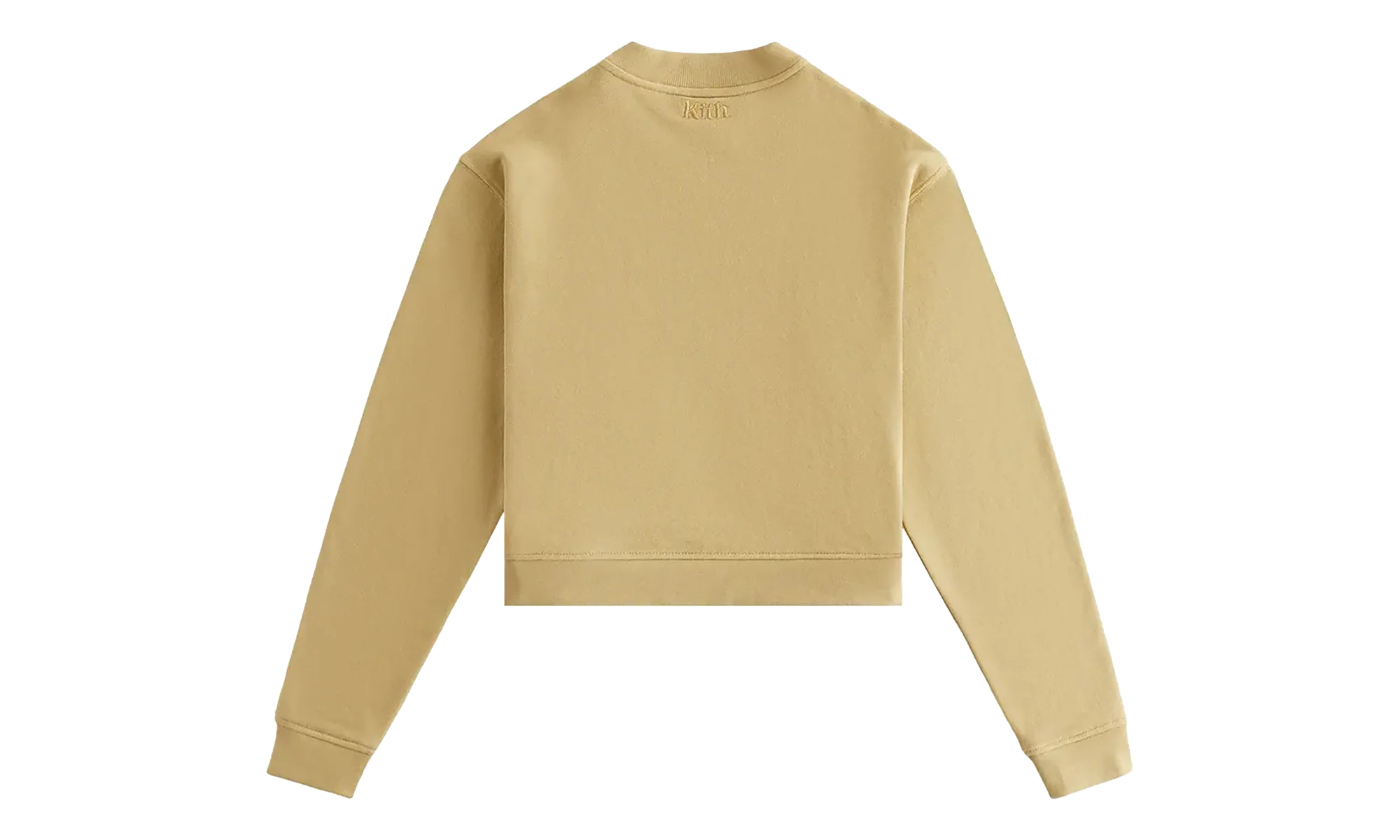 Haylen Cropped French Terry Crewneck "Beige" KHW030227 953 - Image 2