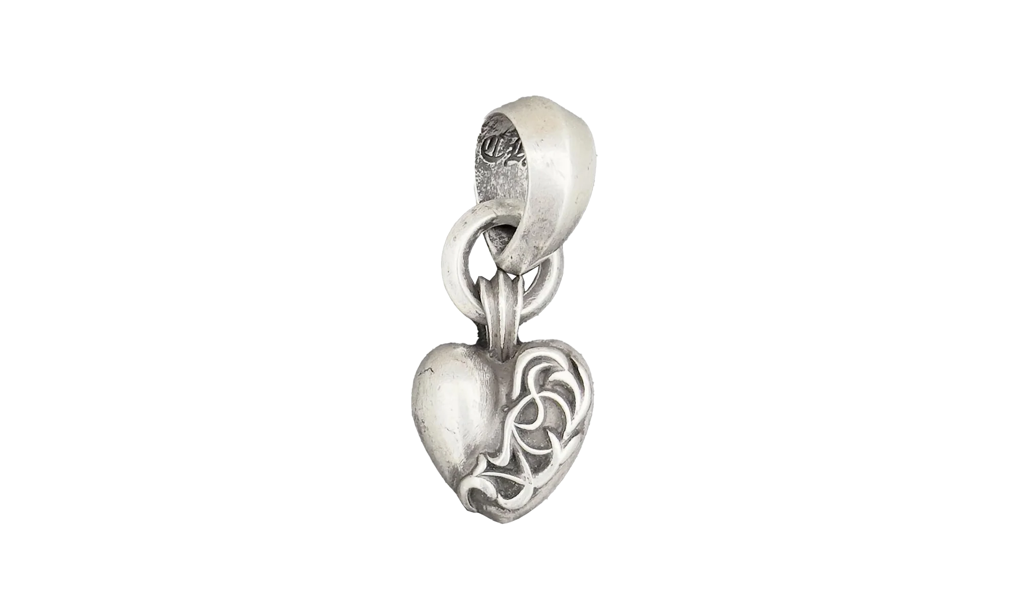 Hearts City Exclusive Floral Heart Pendant "Silver" CHRM0552
