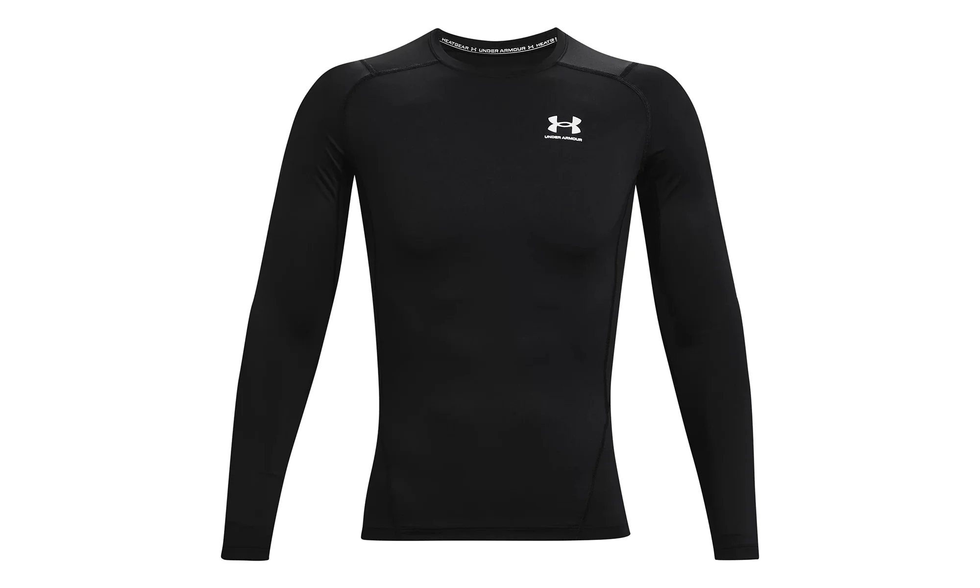 HeatGear Compression Long Sleeve "Black / White" 1361524 001