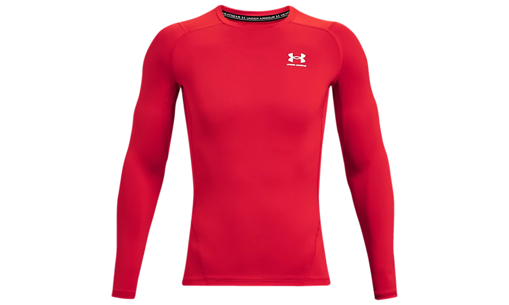HeatGear Compression Long Sleeve "Red / White" 1361524 600