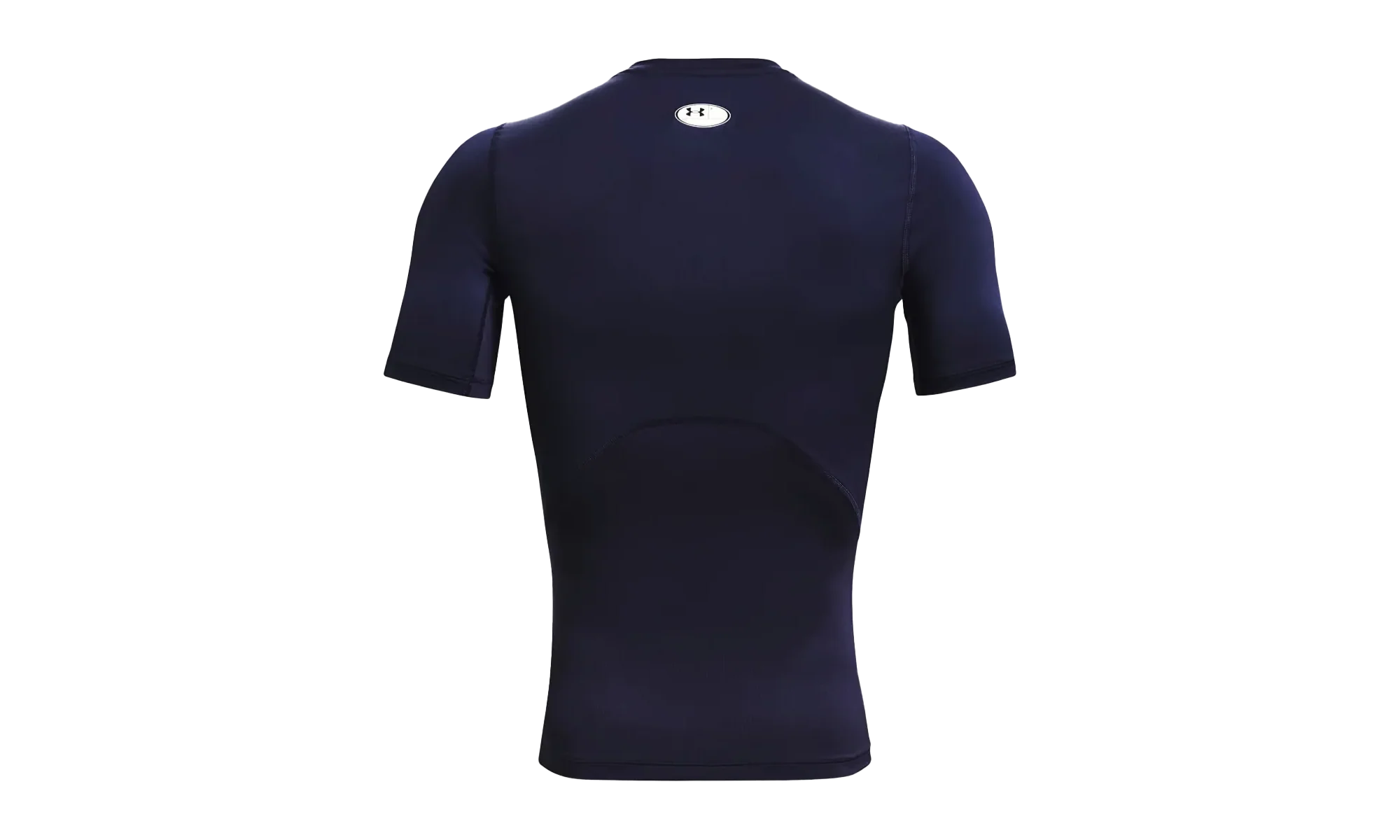 HeatGear Compression Short Sleeve "Midnight Navy / White" 1361518 410 - Image 2