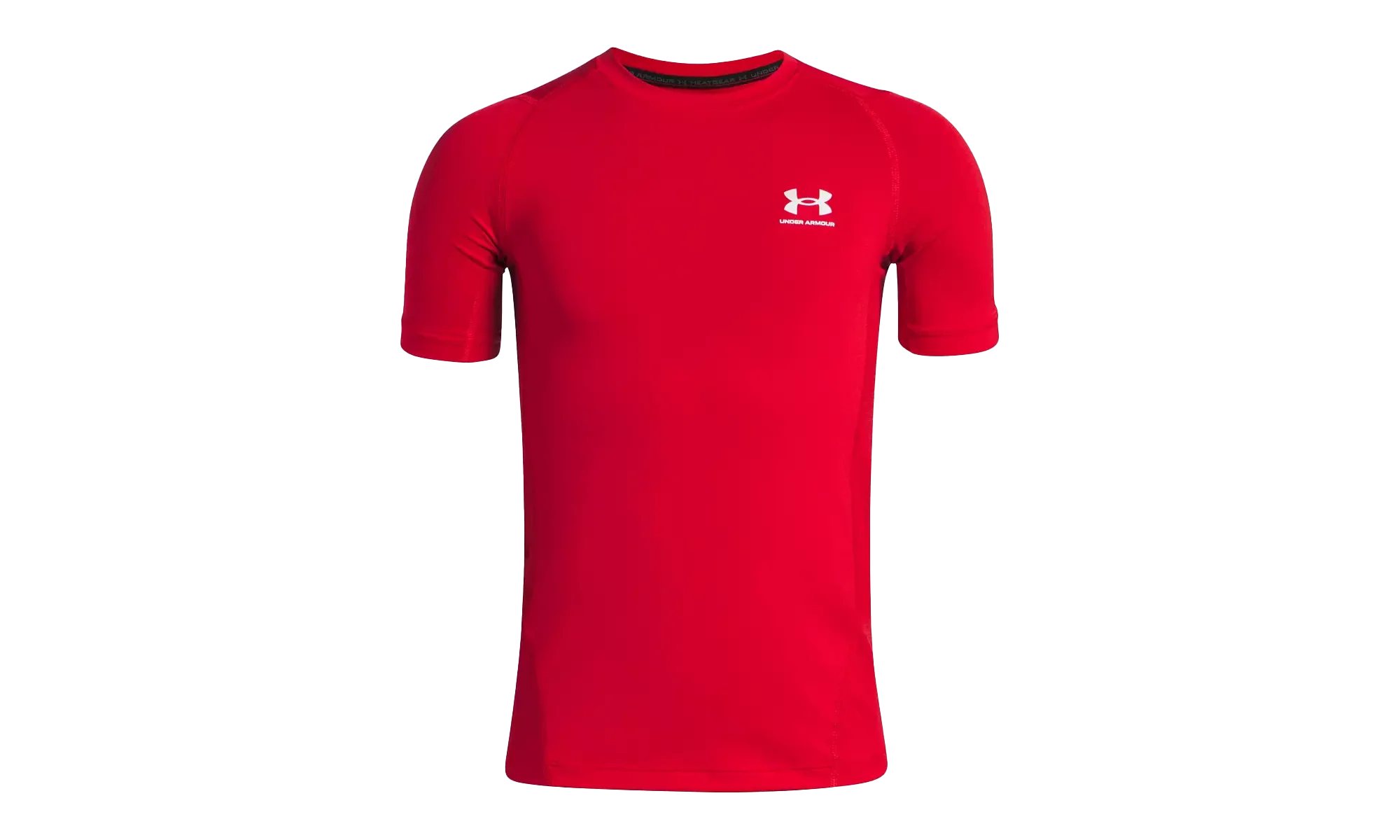 HeatGear Compression Short Sleeve "Red / White" 1361518 600