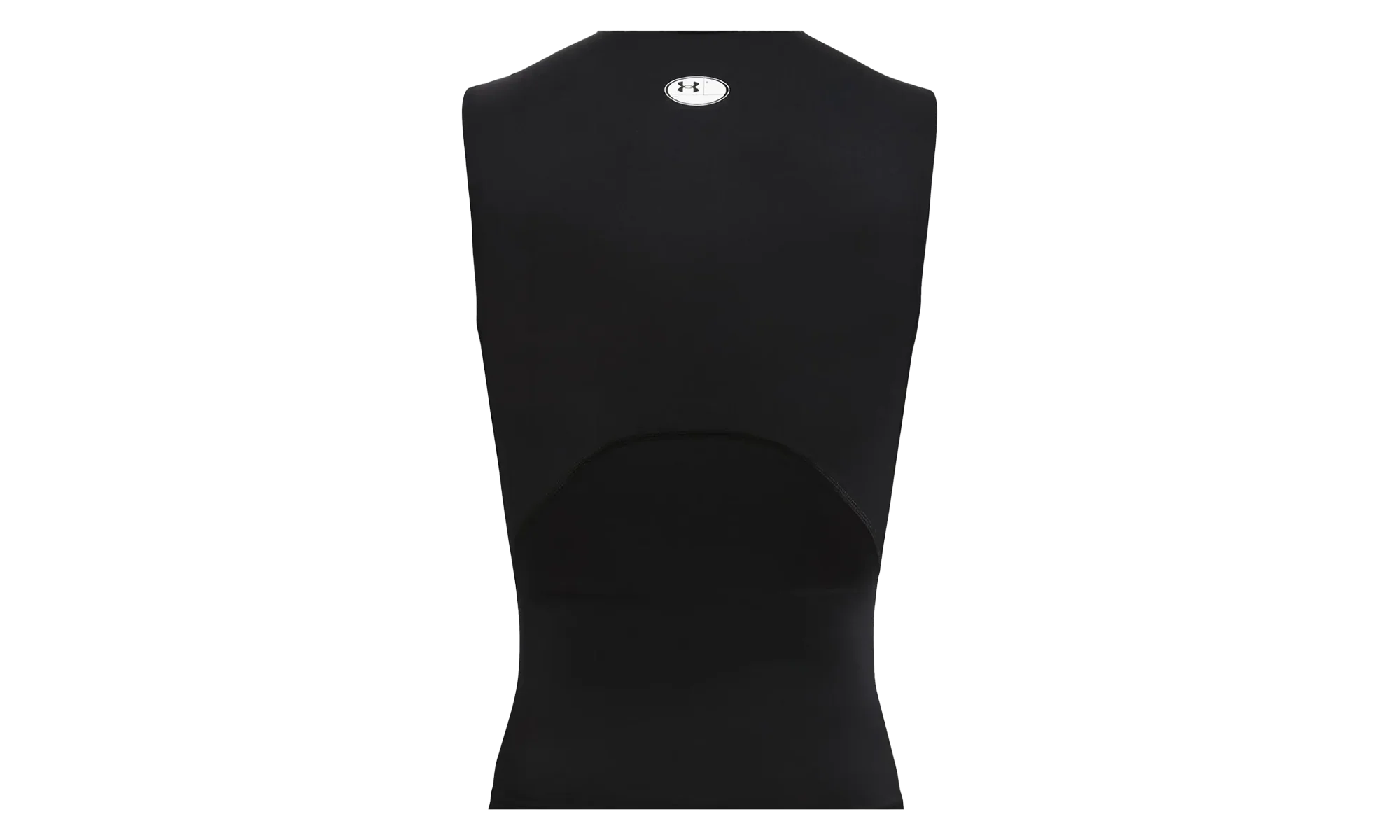 HeatGear Compression Sleeveless "Black / White" 1361522 001 - Image 2