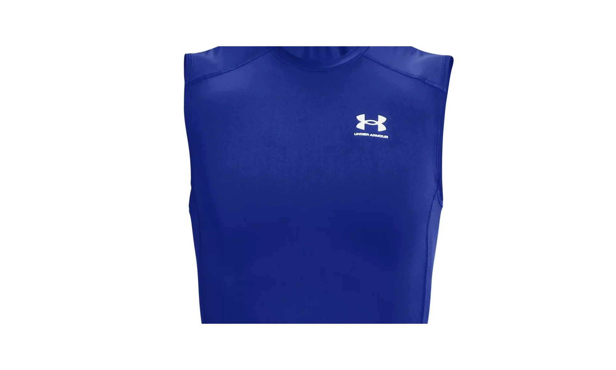 HeatGear Compression Sleeveless "Royal / White" 1361522 400 - Image 2