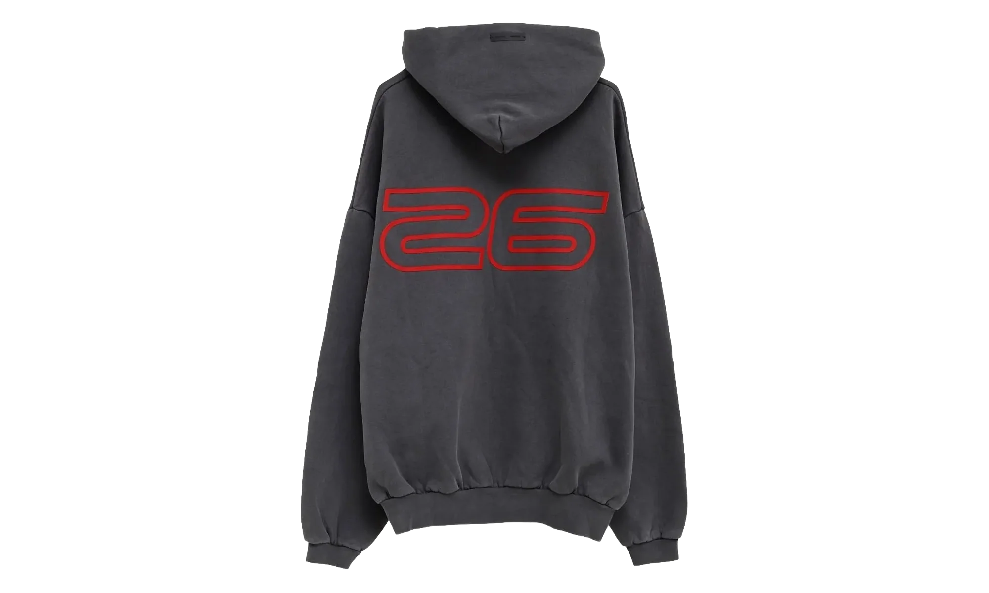Heavy Fleece 90s Hoodie "Iron Grey" 192HO256562F - Image 2
