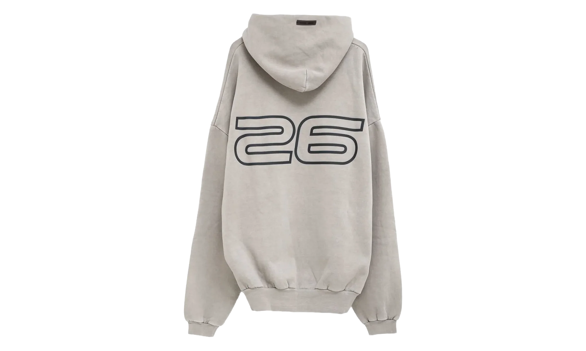 Heavy Fleece 90s Hoodie "Smoke Grey" 192HO256561F - Image 2