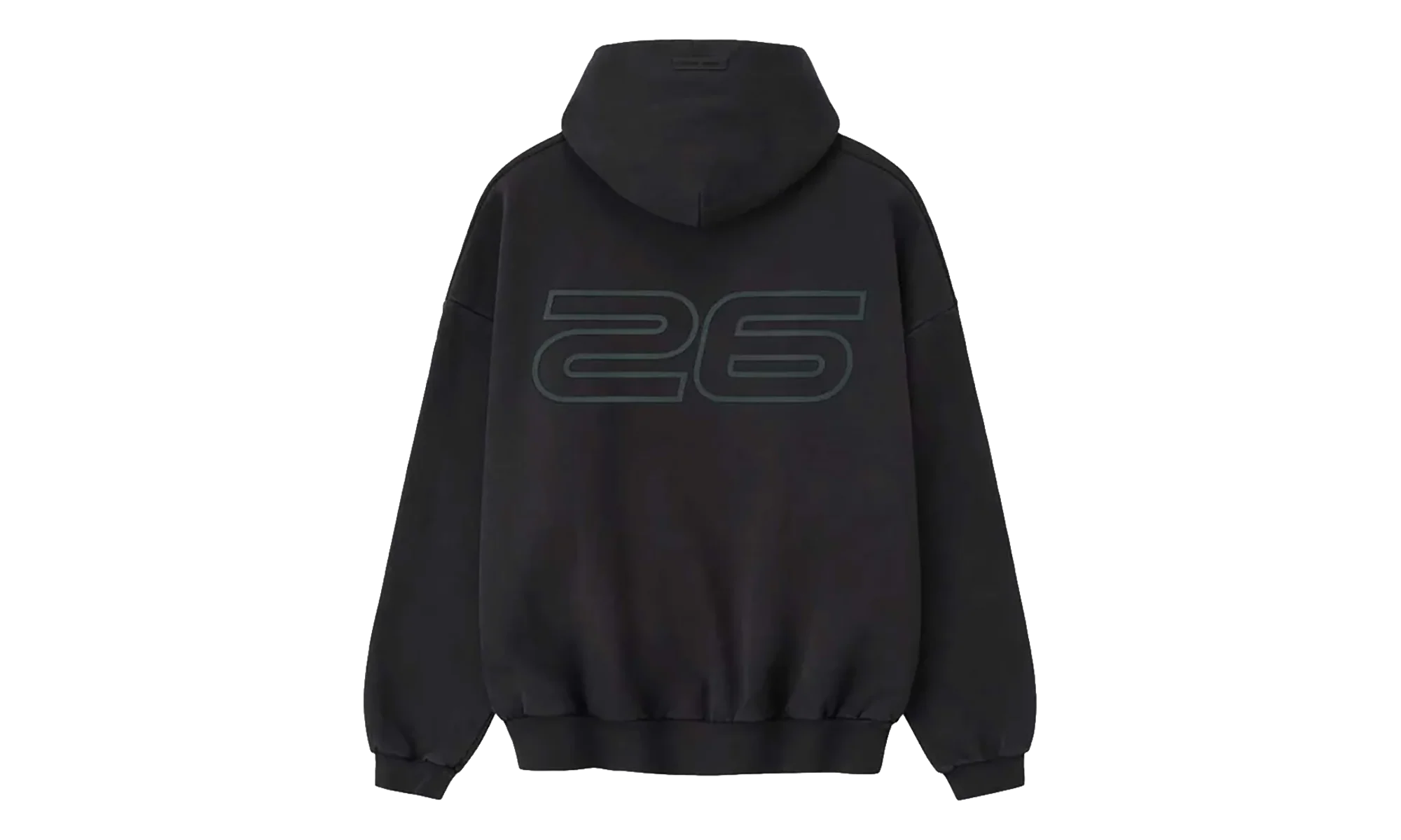 Heavy Fleece 90s Hoodie "Vintage Black" 192HO256564F - Image 2