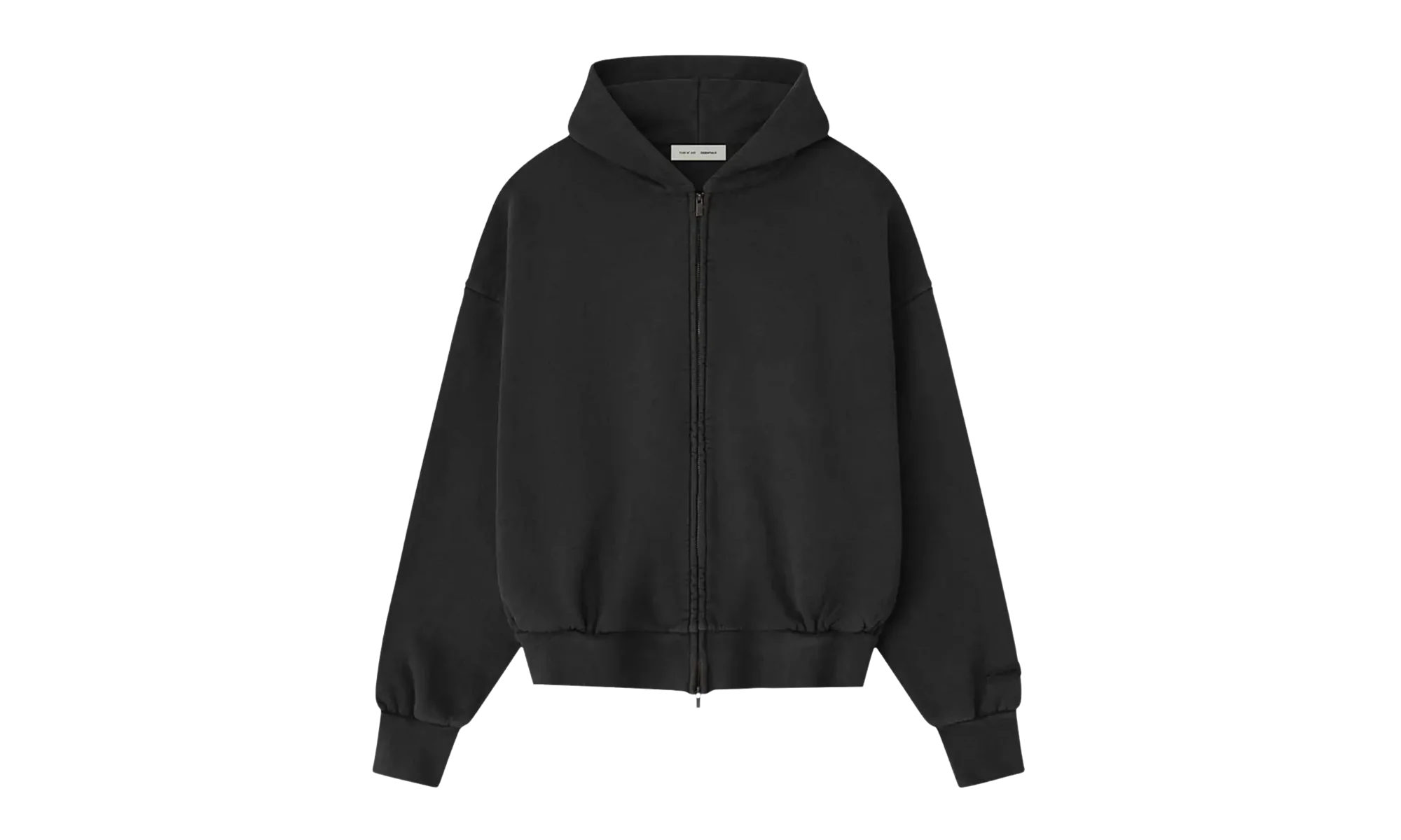 HEAVY FLEECE / SATIN STITCH EMBOSSED EMB "VINTAGE BLACK" 192HO254782F
