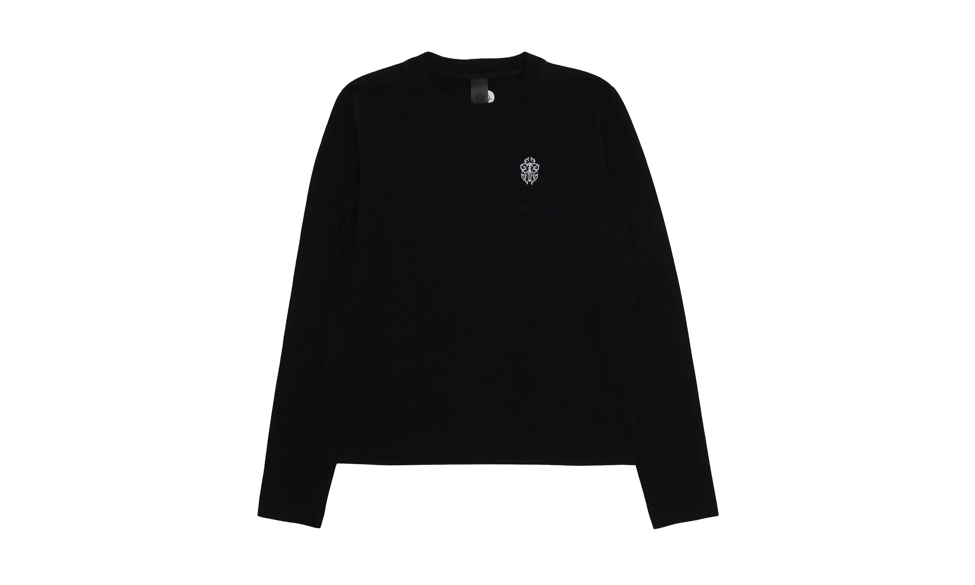 Heavyweight Embroidered Dagger Long Sleeve T-Shirt "Black" CHRM0454