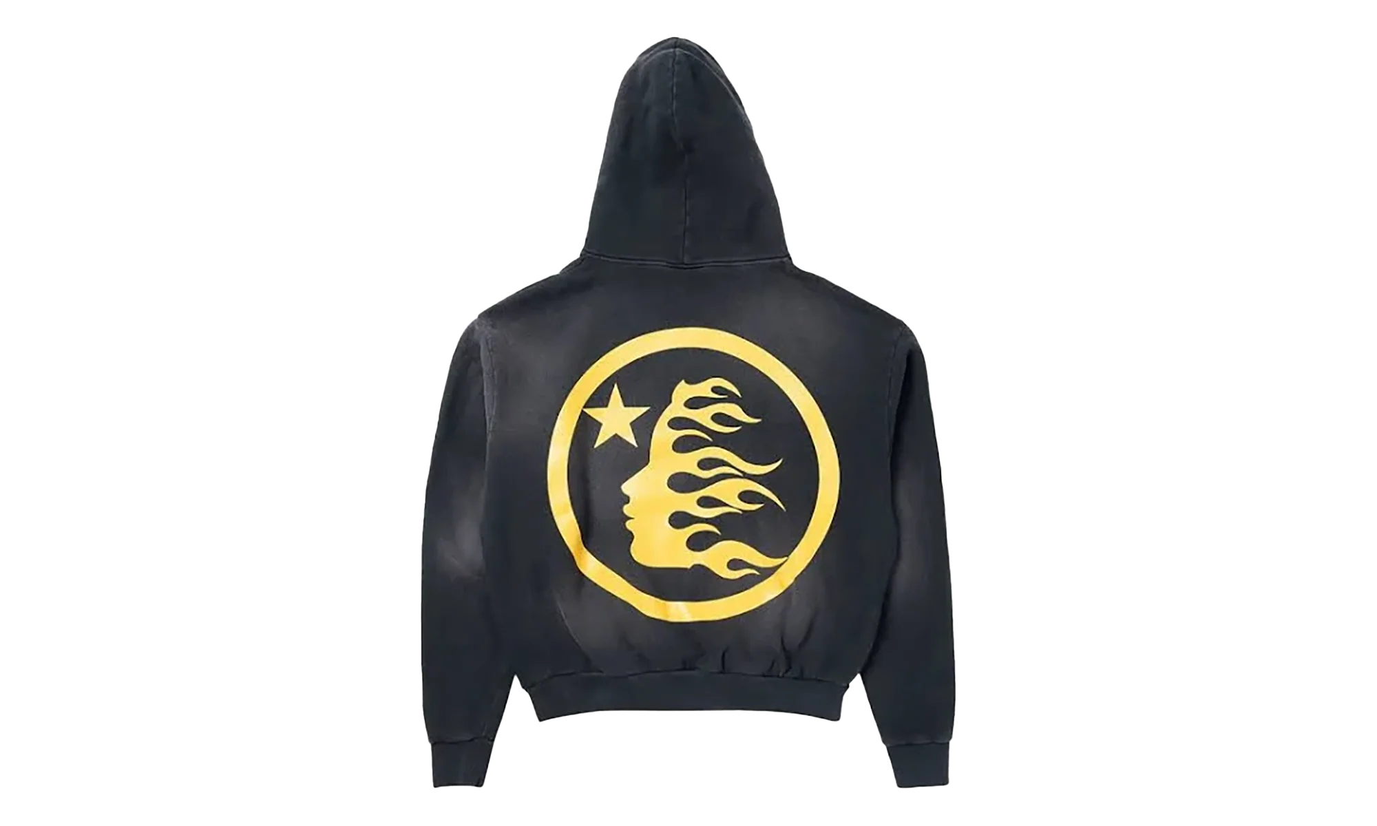 Hellstar No Guts No Glory Hoodie "BLACK" 9357 1FW230106NGNGH WASH - Image 2