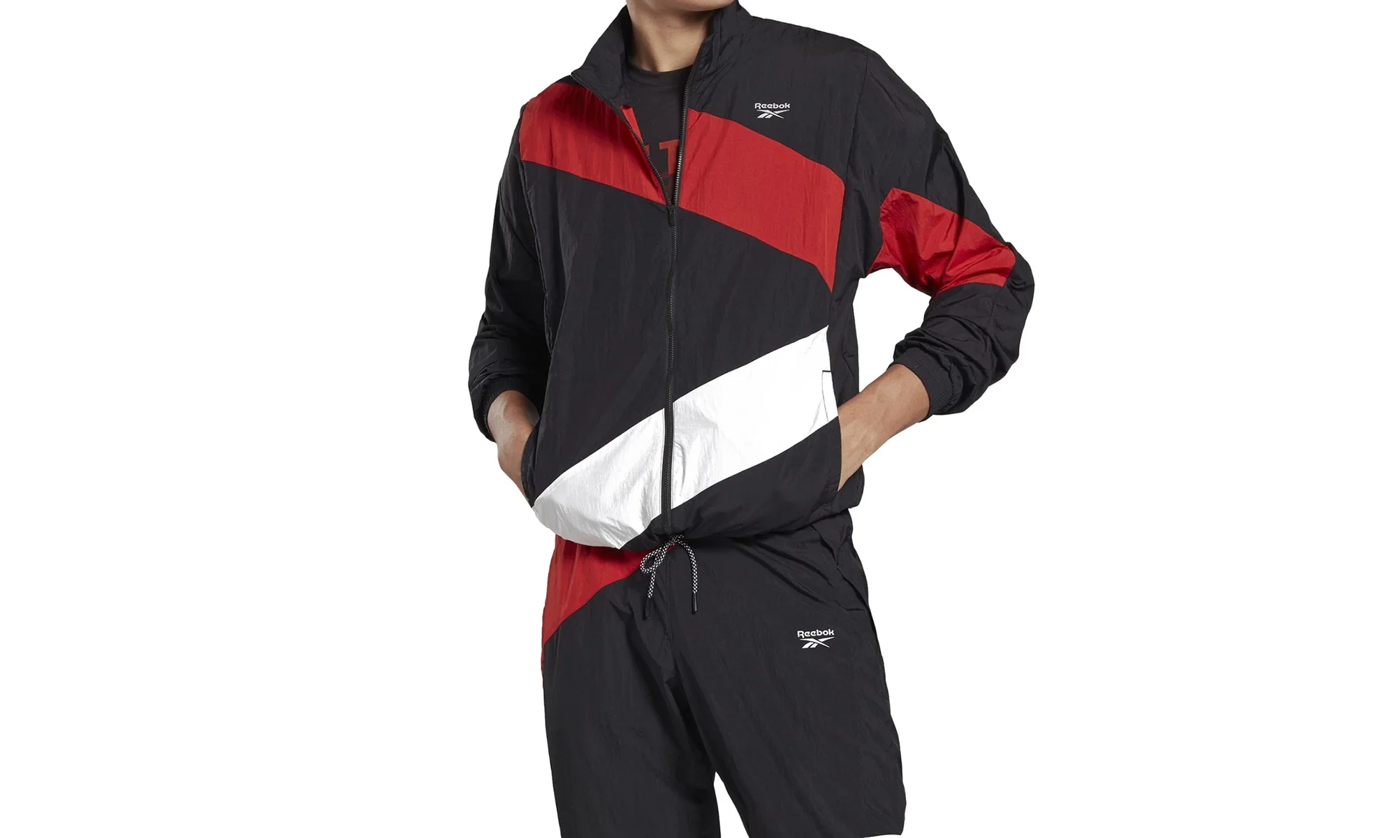 Heritage Run Track Jacket "Black" FL0123 - Image 2
