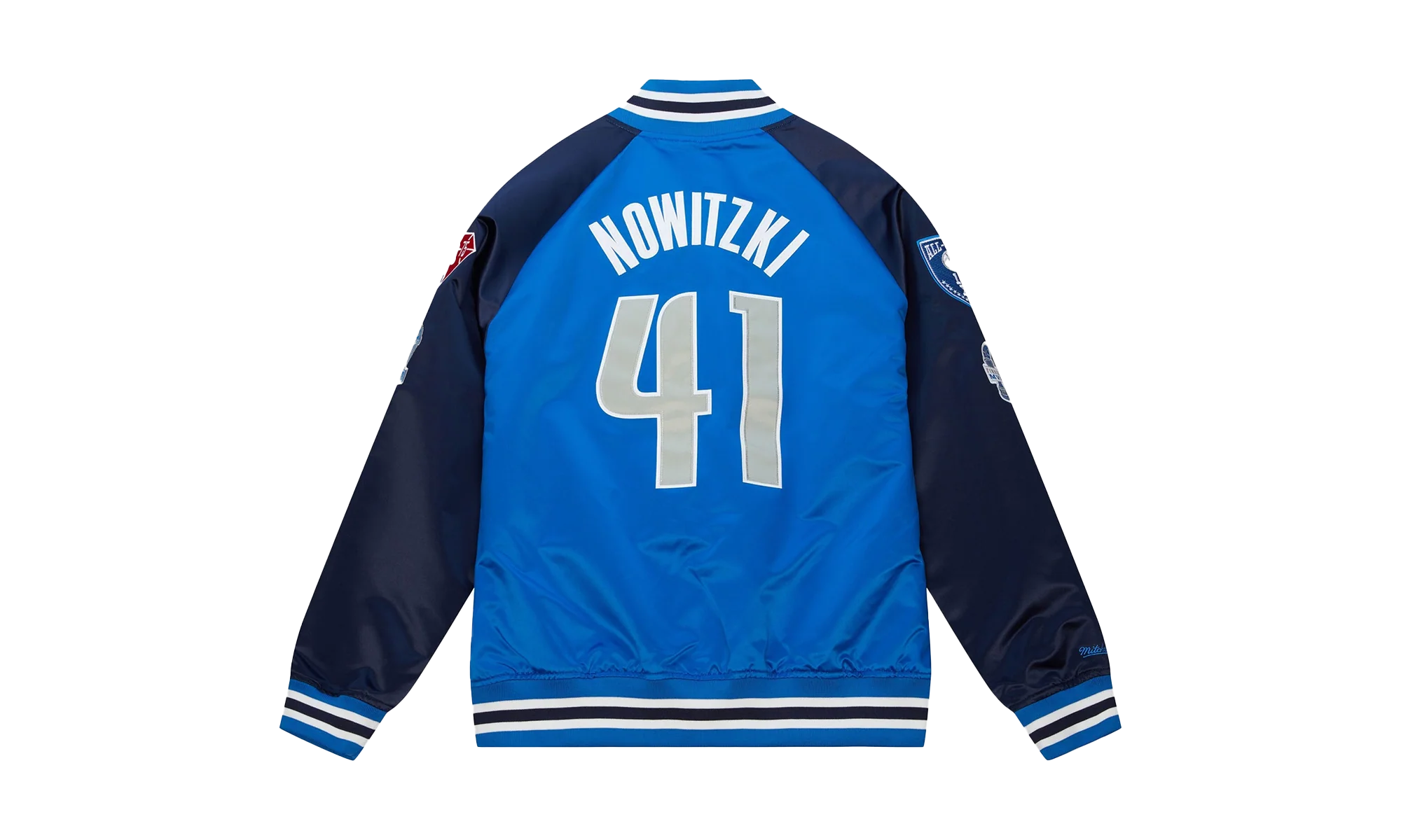 HOF N&N Satin Jacket "Mavericks Dirk Nowitzki" OJBF6860 DMAYYDNORYNY - Image 2