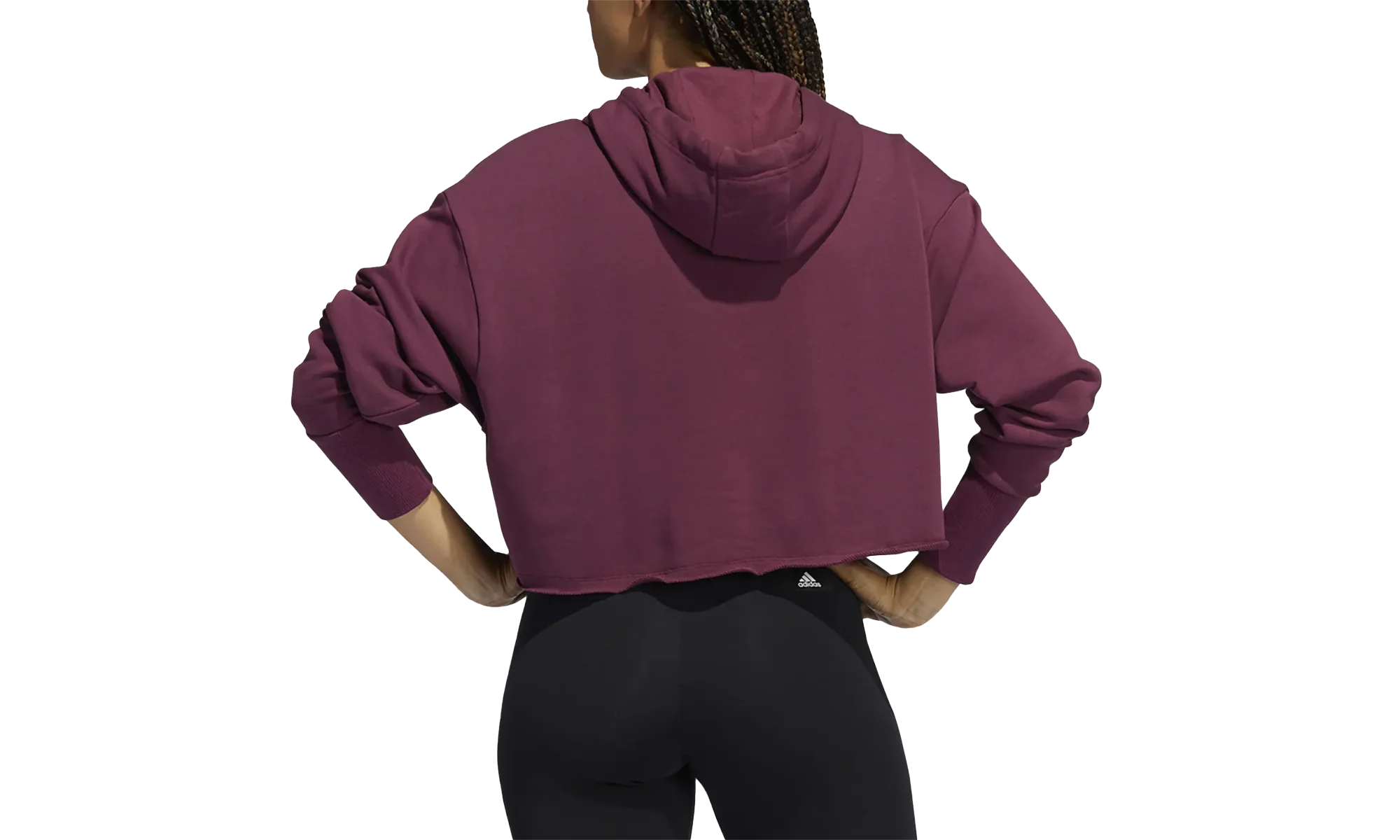 Holiday Graphic Hoodie WMNS "Victory Crimson" H56735 - Image 2