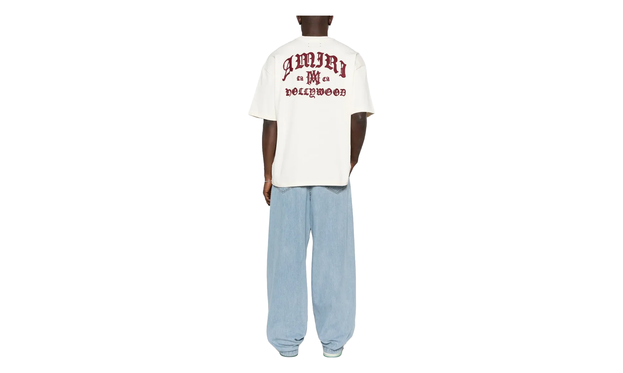 Hollywood Oversize Tee "Ivory" AMTOJR1056 127 - Image 2