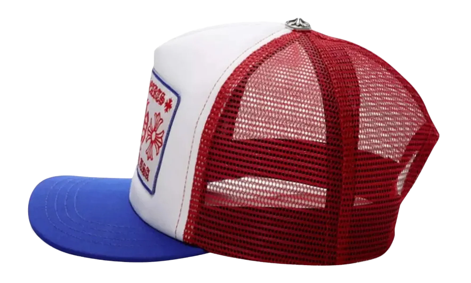 Hollywood Trucker Hat "Blue/Red/White" CHRM0705 - Image 2
