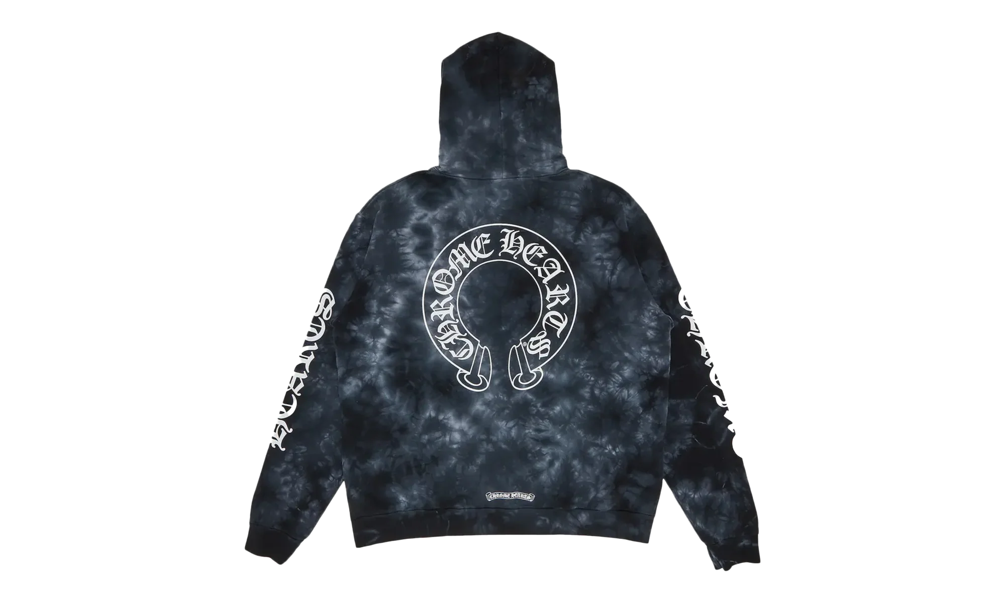 Horseshoe Hoodie "Black Tie Dye" CHRM0495 - Image 2