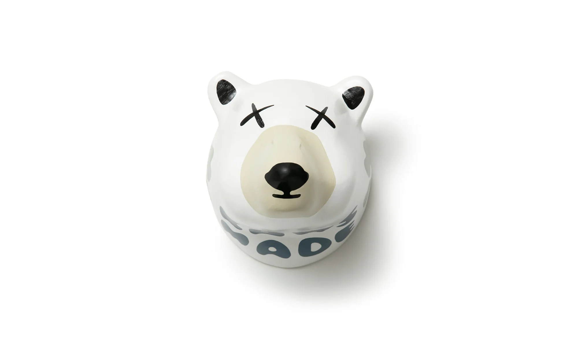 Human Made Polar Bear Pulp Wall Decoration "White" KAWS202443