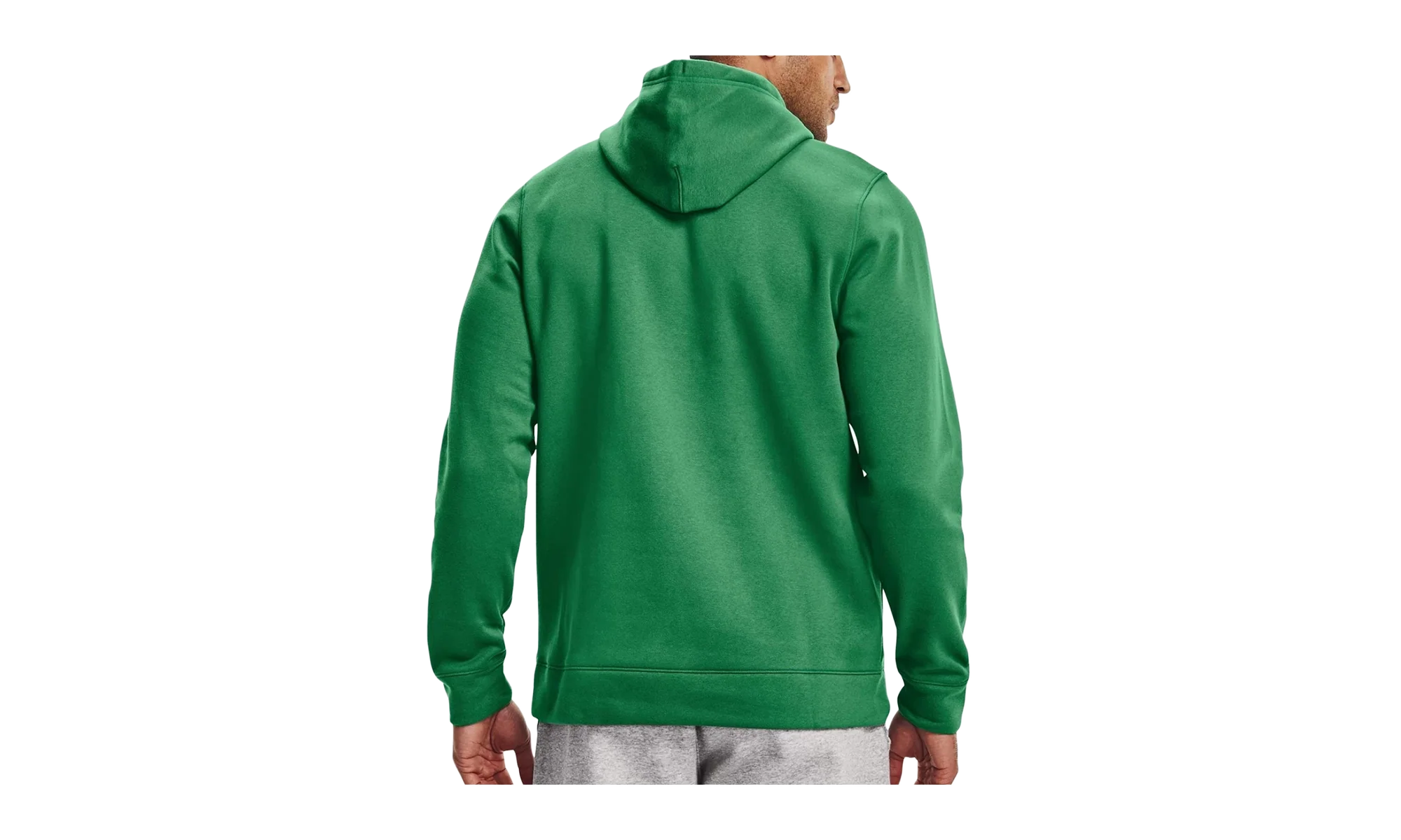 Hustle Fleece Hoodie "Team Kelly Green / White" 1300123 305 - Image 2
