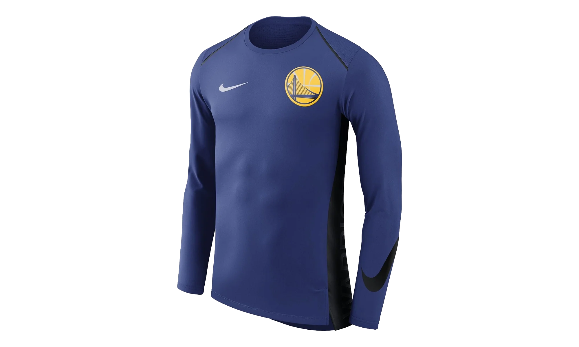 Hyper Elite Shooter Long Sleeve Shirt "GS Warriors" 856978 495 - Image 3