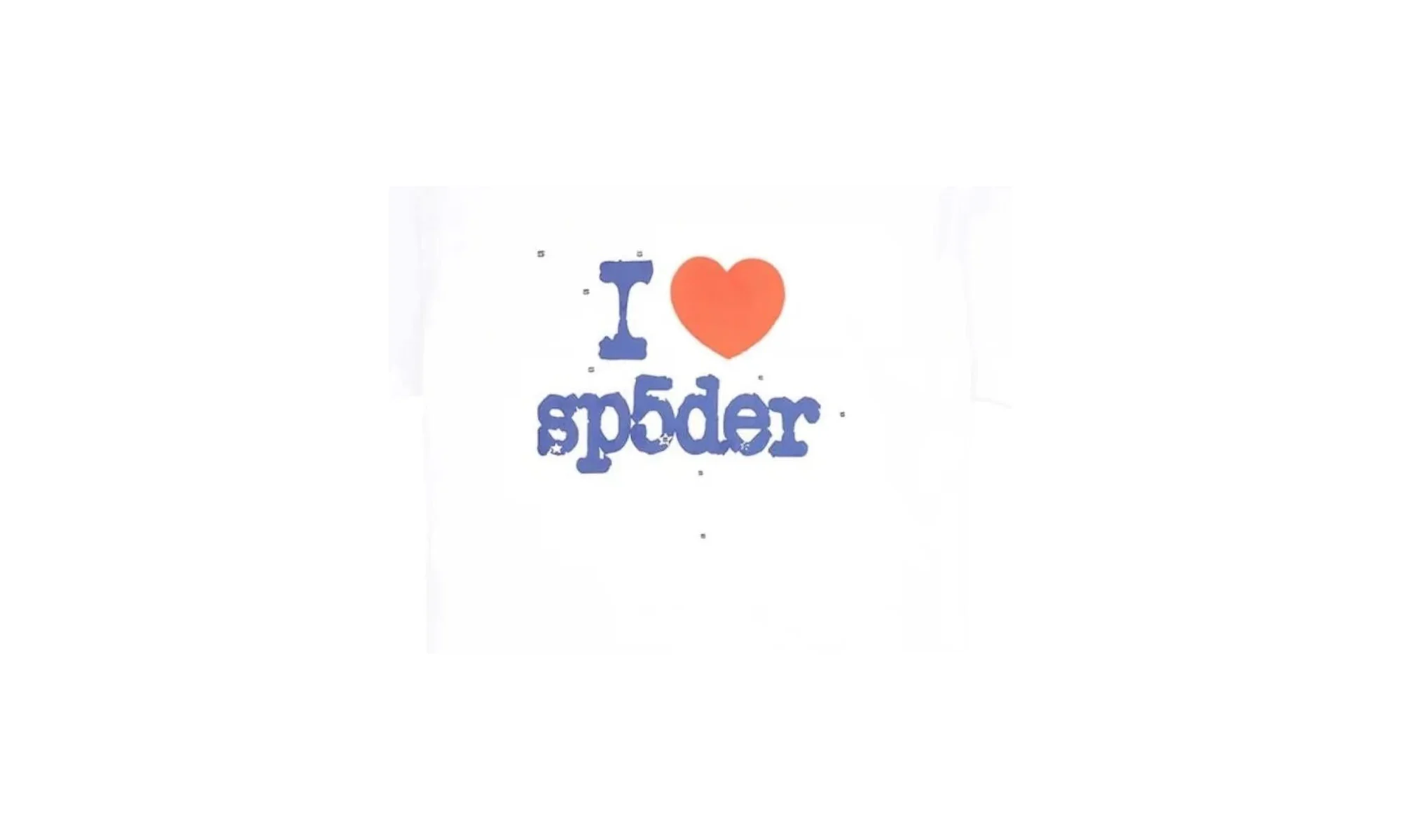 I Heart Sp5der Souvenir SS Tee "Navy / White" SP5der248 - Image 2